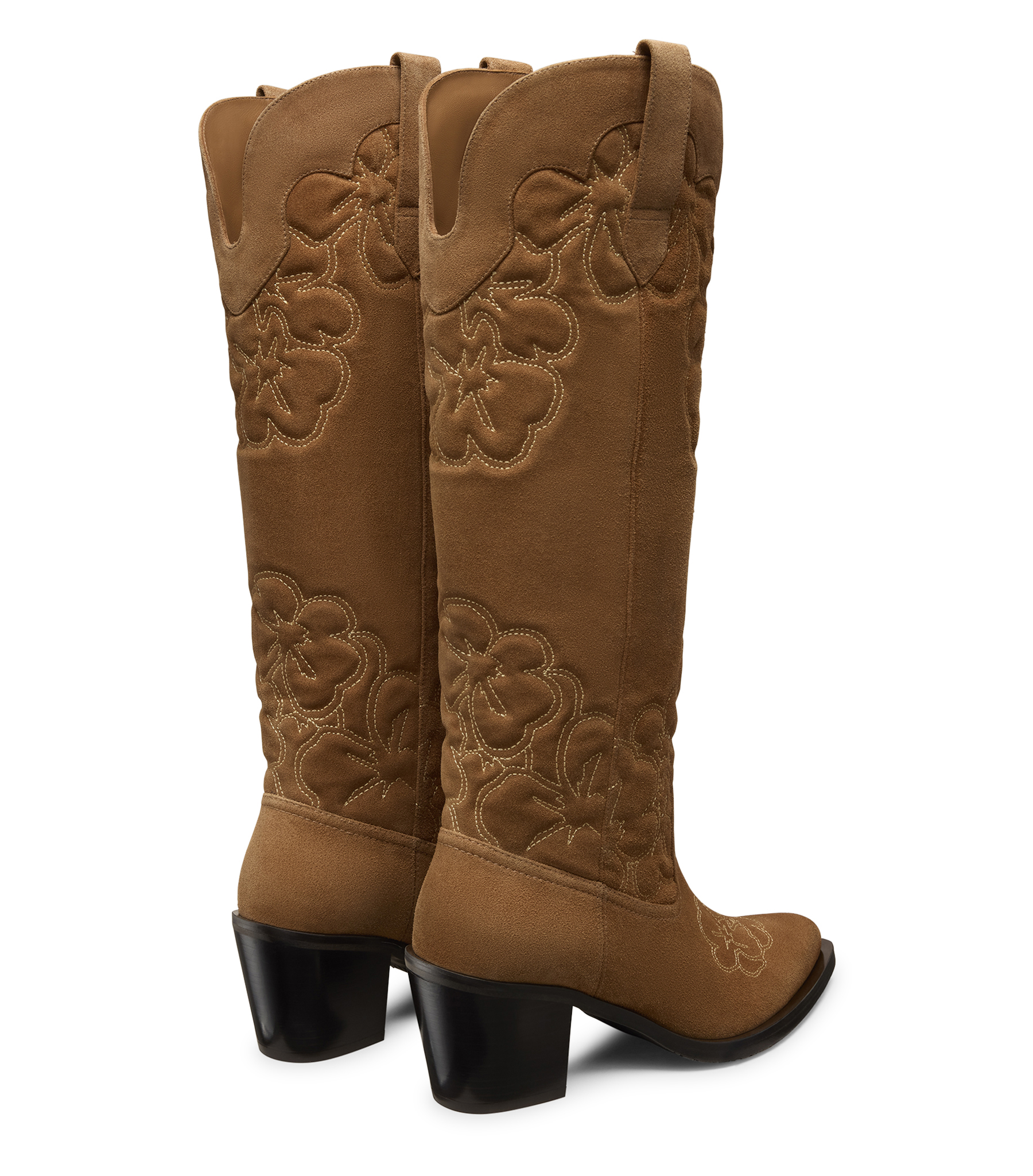  Stuart Weitzman Felix Boot - Woman  Doe/dark Brown 37.5 