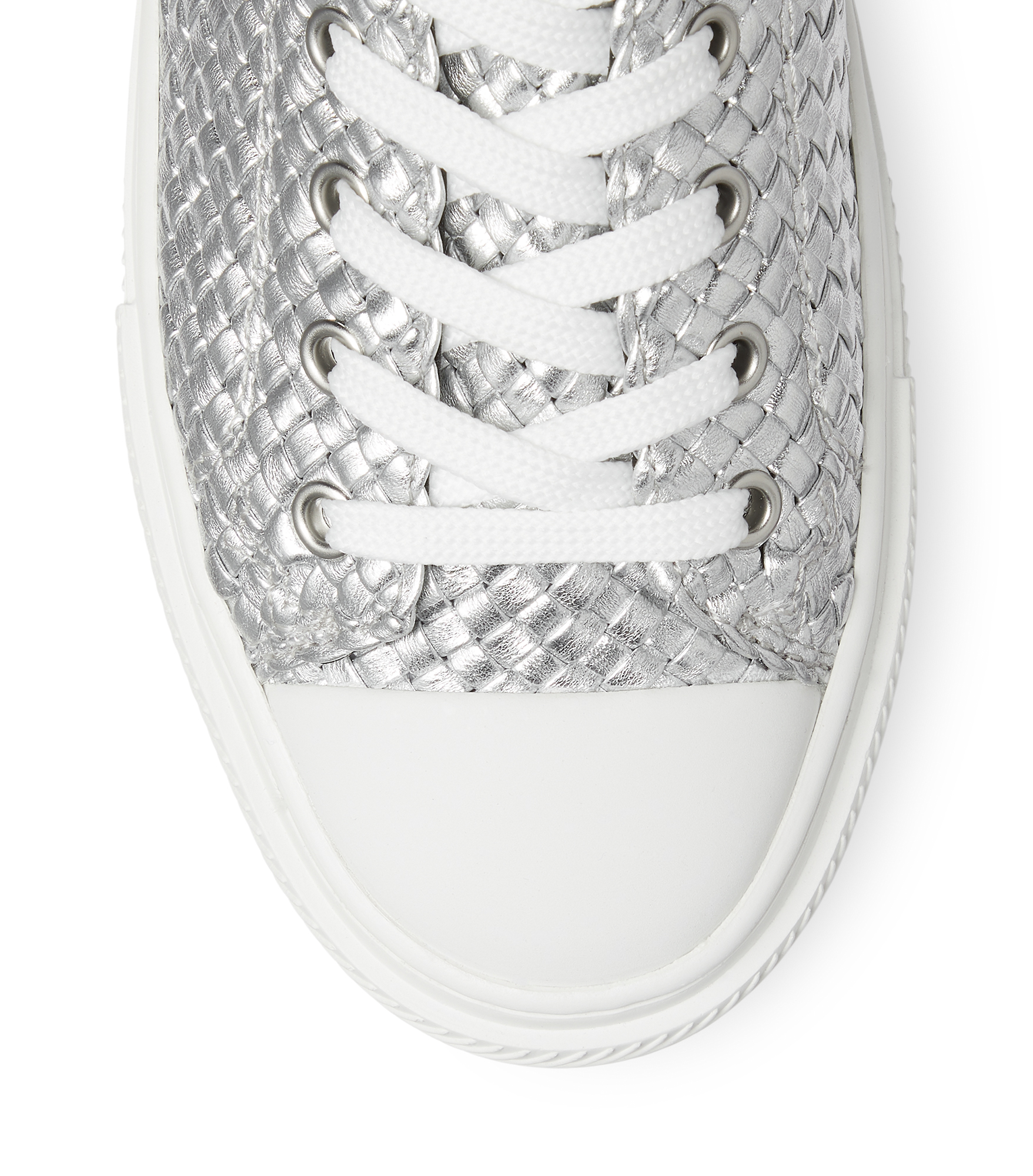stuart weitzman metallic sneakers
