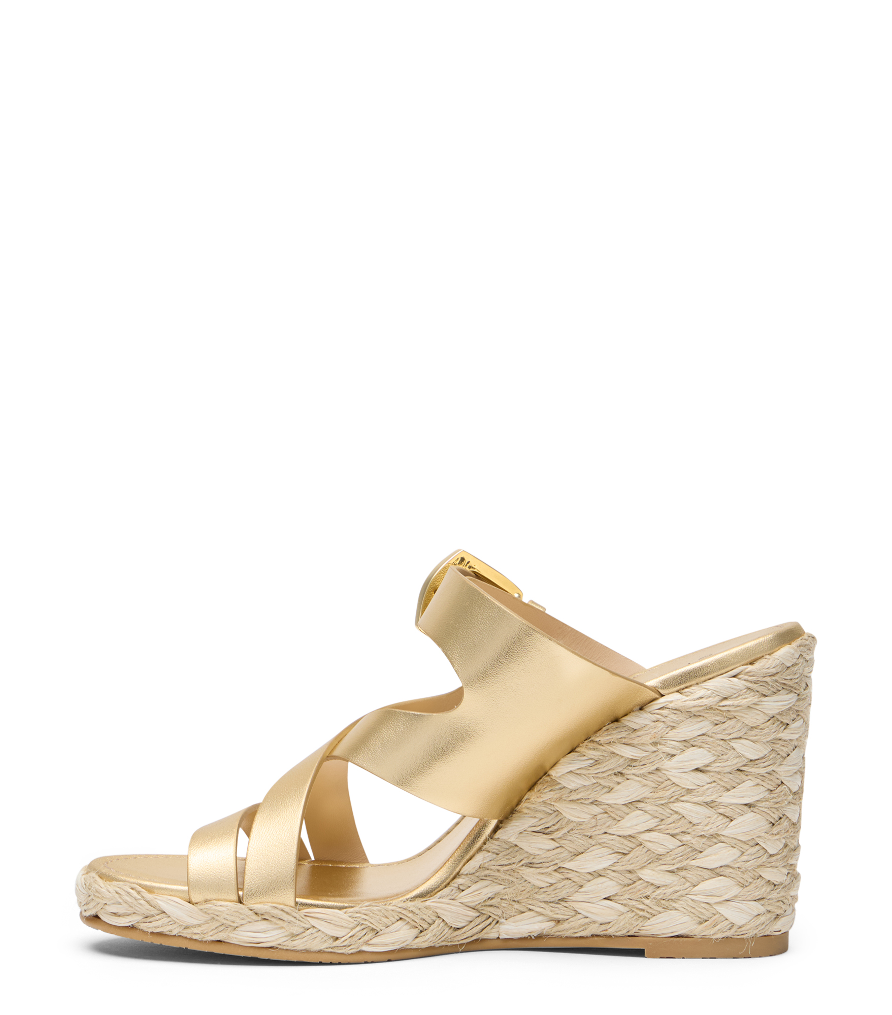  Stuart Weitzman Sai Espadrille Wedge - Frau Keilabsatzschuh Golden 40 