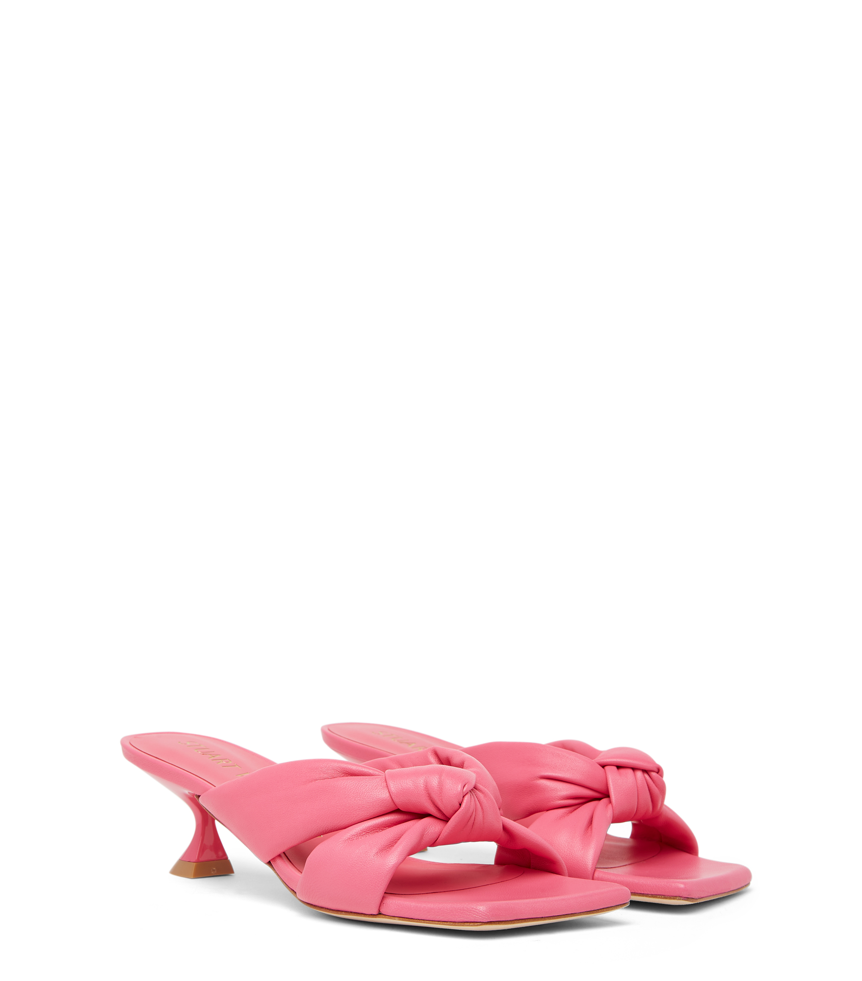  Stuart Weitzman Playa 50 Knot Slide - Frau  Hot Pink 36 