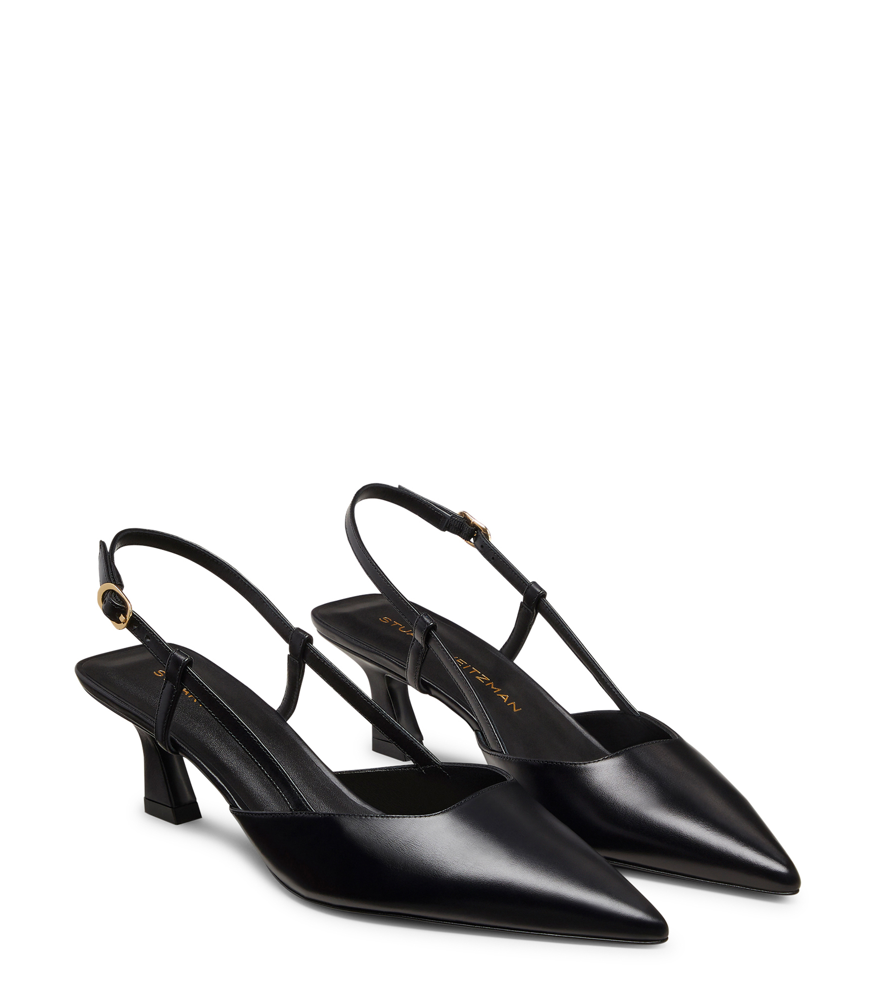  Stuart Weitzman Slingback Vinnie 50 - Mujer Slingback Negro 35 