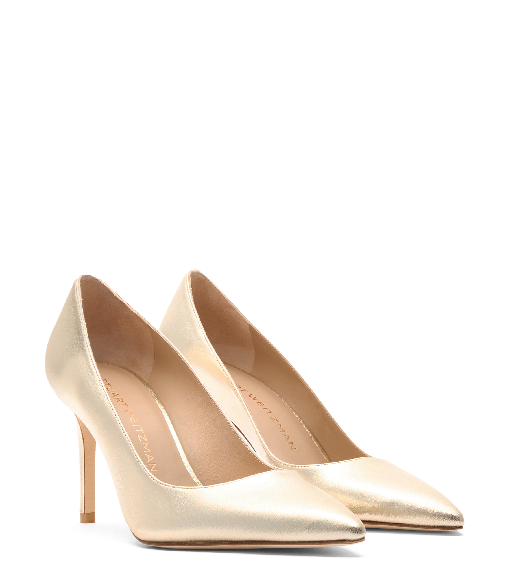  Stuart Weitzman Stuart Power 85 - Woman Flash Sale Light Gold 39.5 