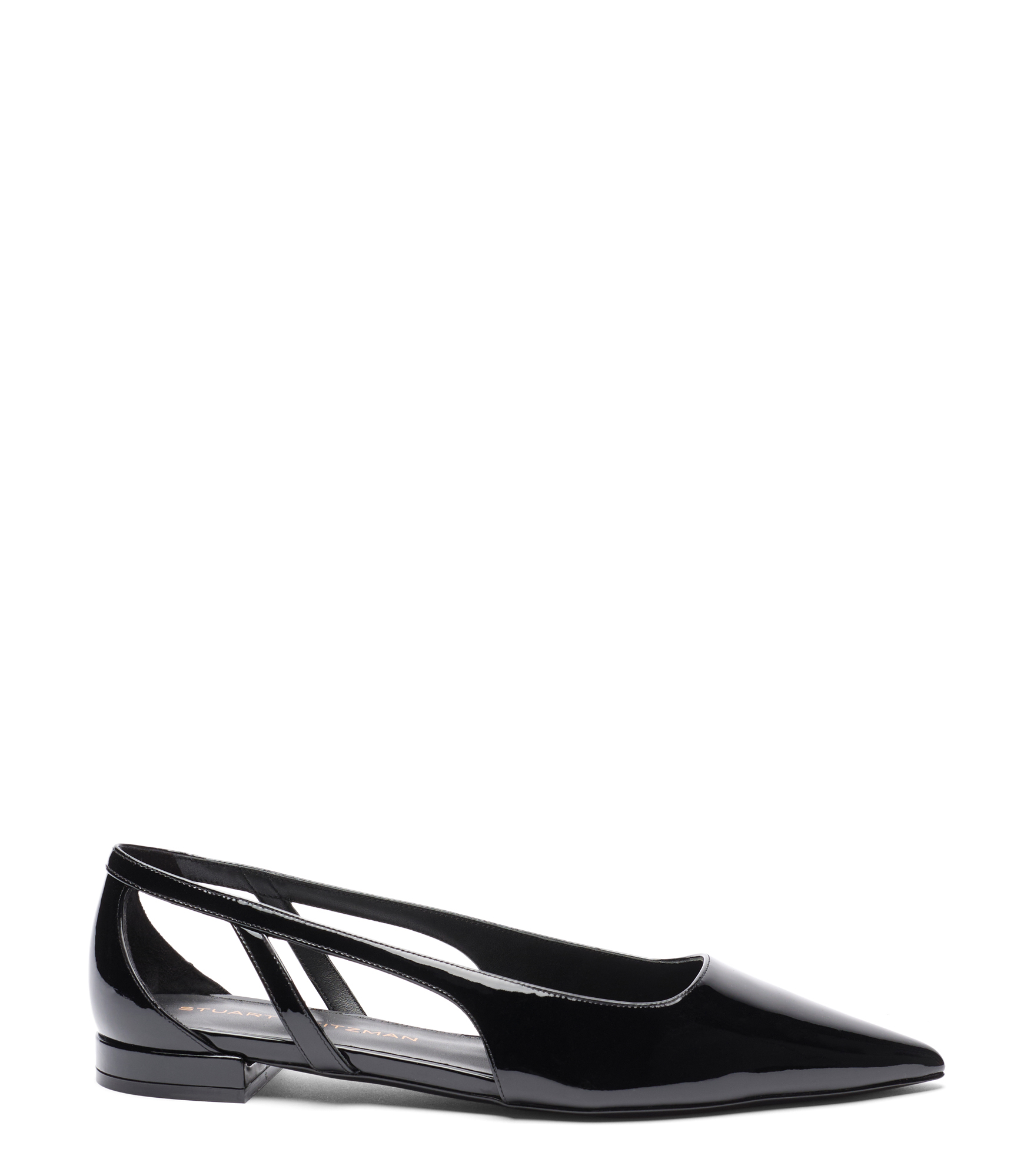 Stuart Power Cutout Flat - Donna Mocassini E Scarpe Basse Black 37