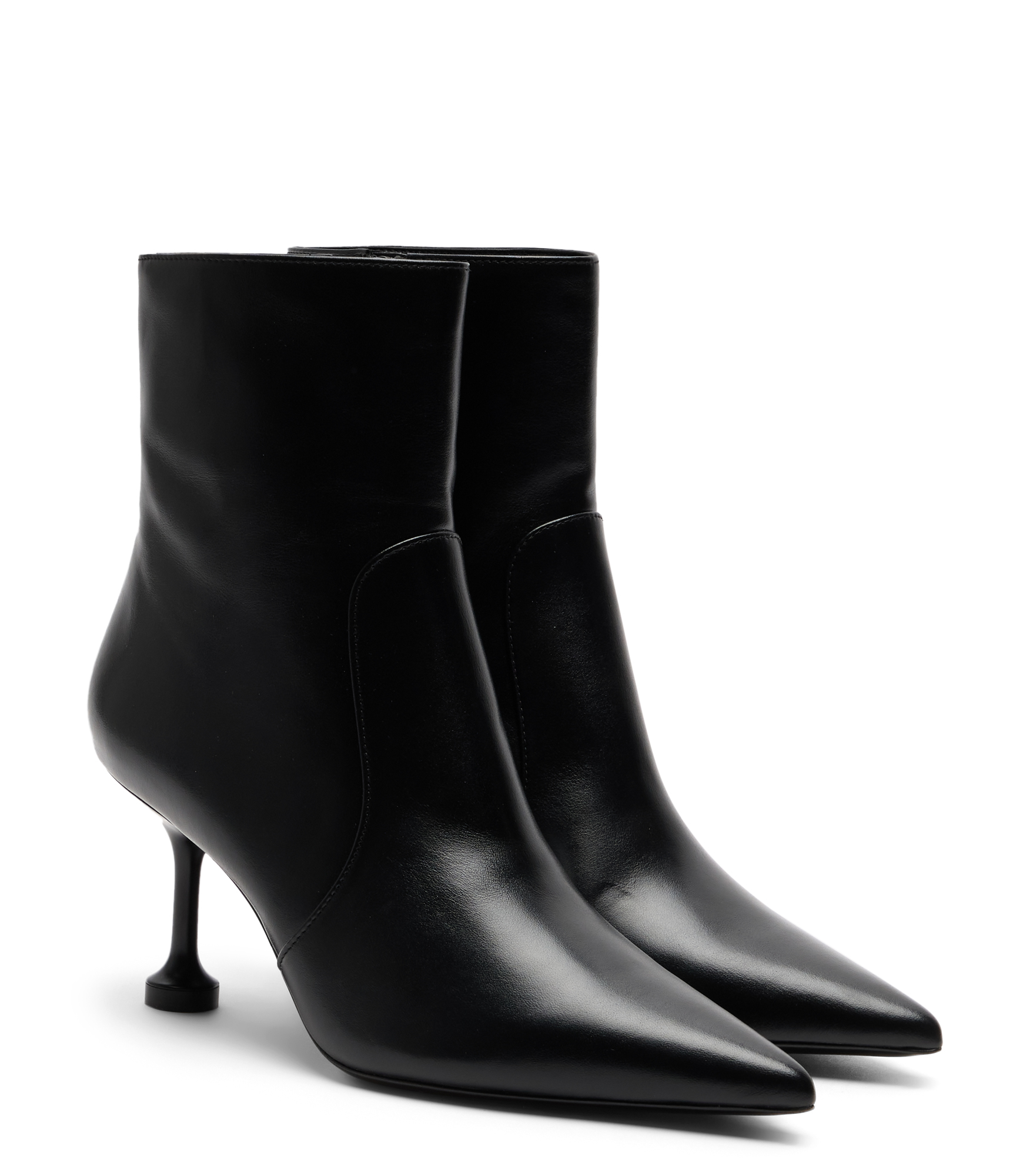  Stuart Weitzman Stuartini Zip Bootie 75 - Woman Boots And Booties Black 38.5 