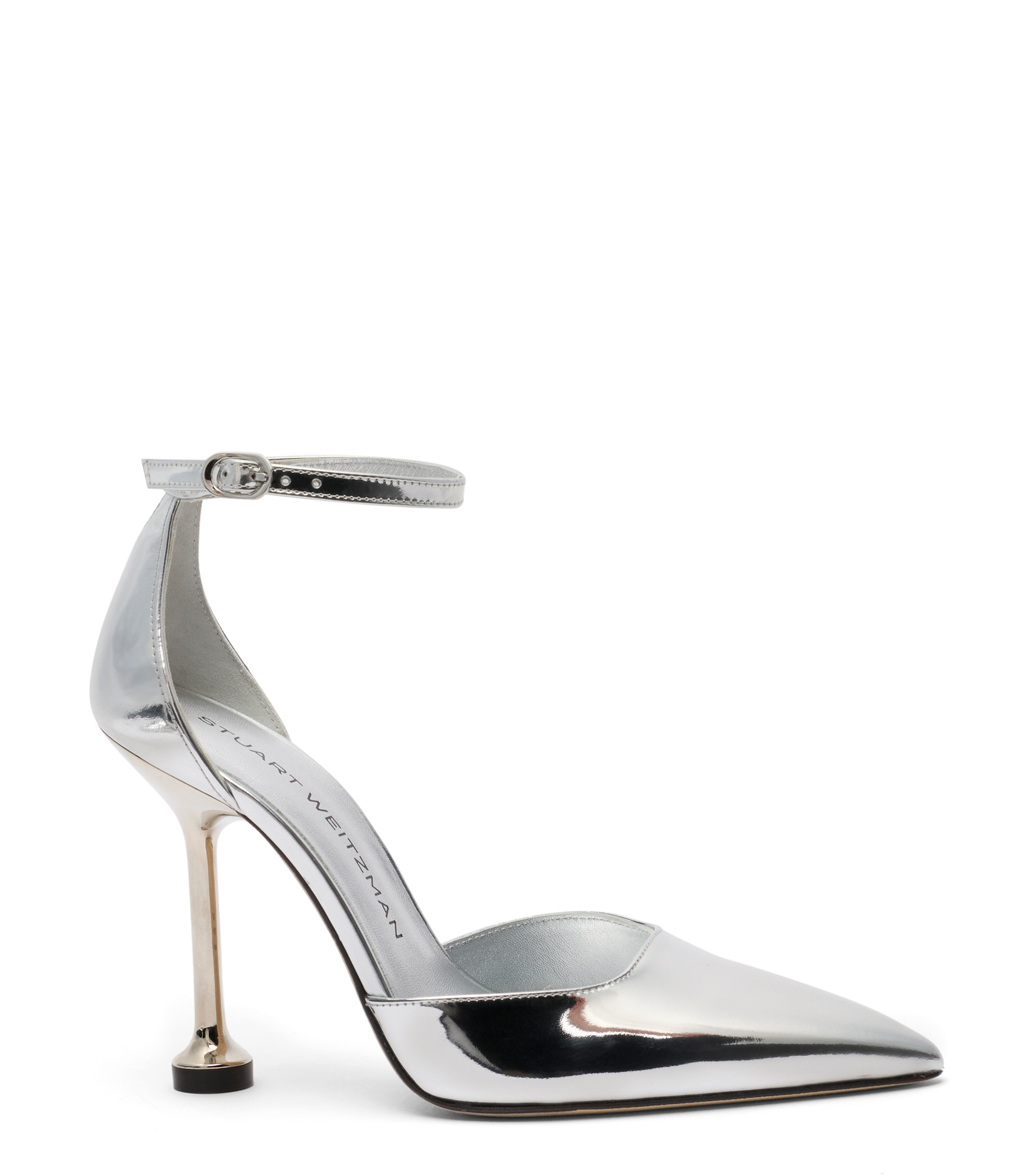 Stuartini Pump 100 - Donna Décolleté Silver 41