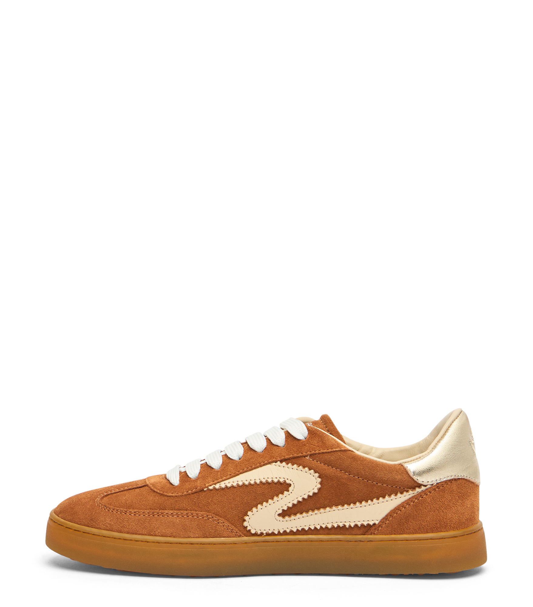  Stuart Weitzman Sw Runaround Sneaker - Woman  Luxe Saddle/linen/platinum 37 