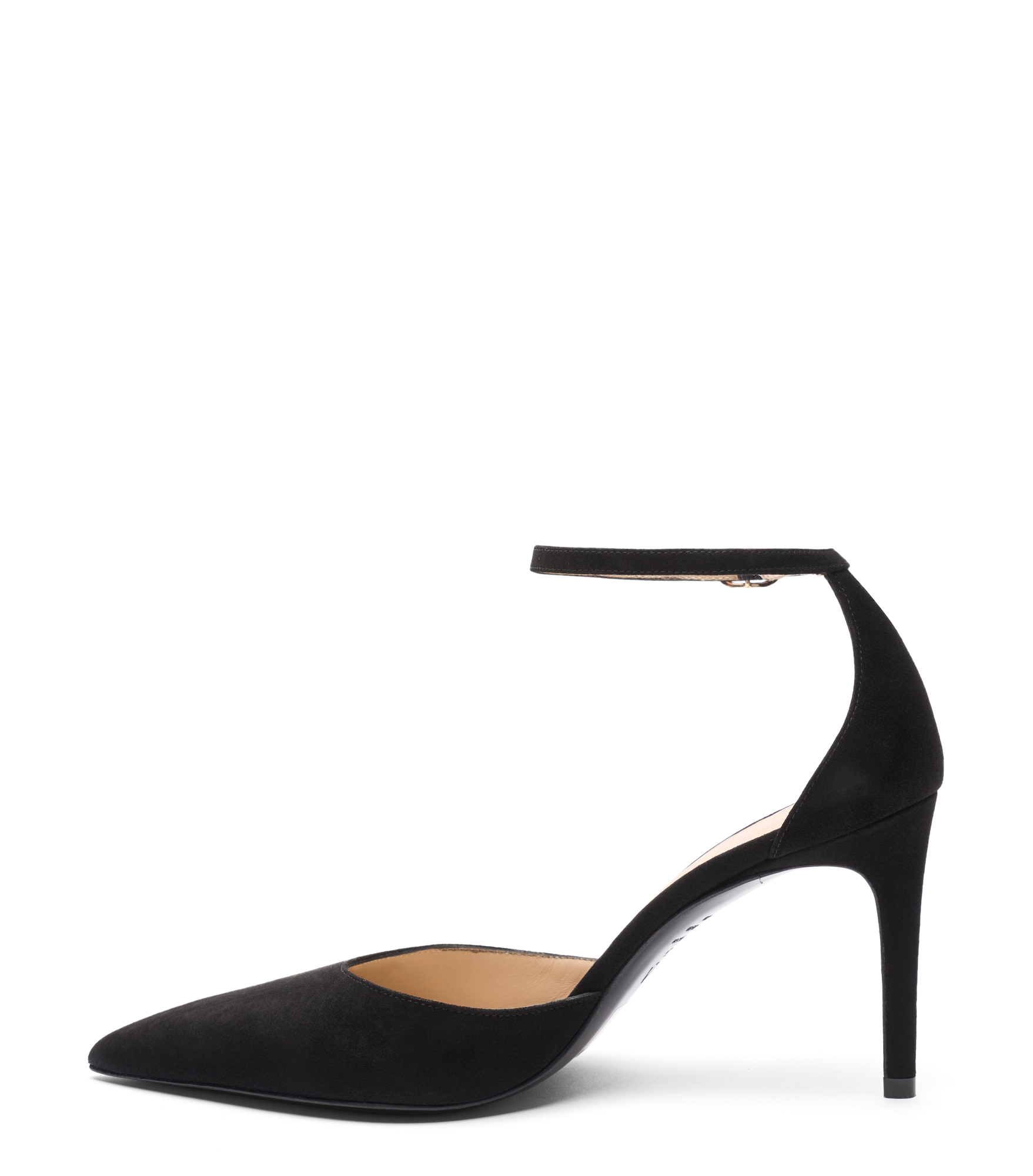  Stuart Weitzman Stuart Power Strap 85 - Woman Pumps Black 40.5 