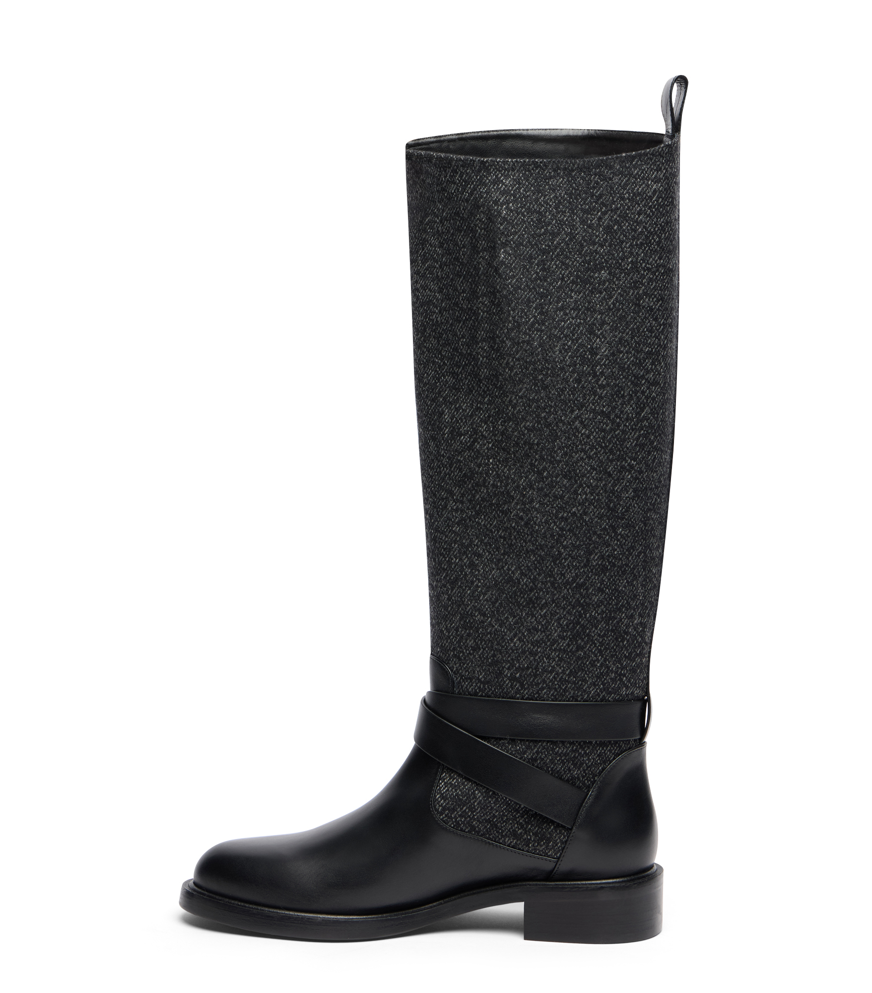  Stuart Weitzman Benni Riding Boot - Woman  Black 35 