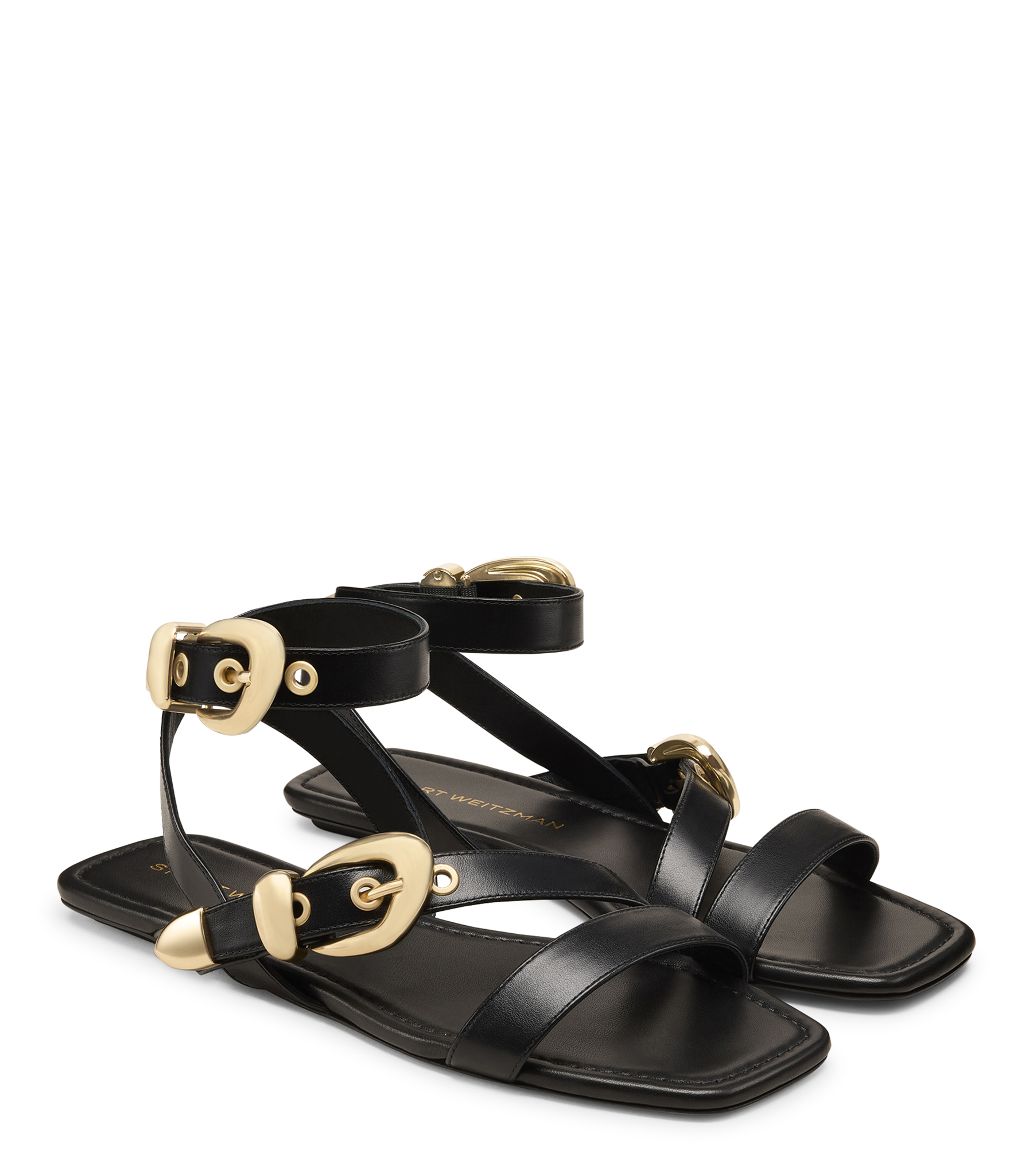  Stuart Weitzman Maven Sandal - Woman  Black 37 
