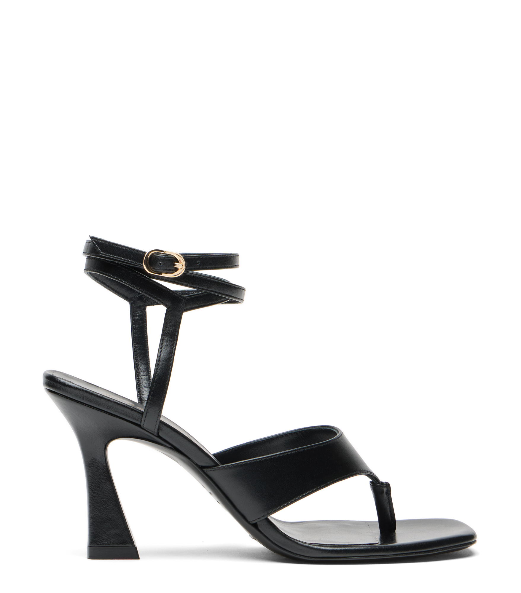 Vinnie Wrap Thong 85 - Donna Sandali Black 38.5