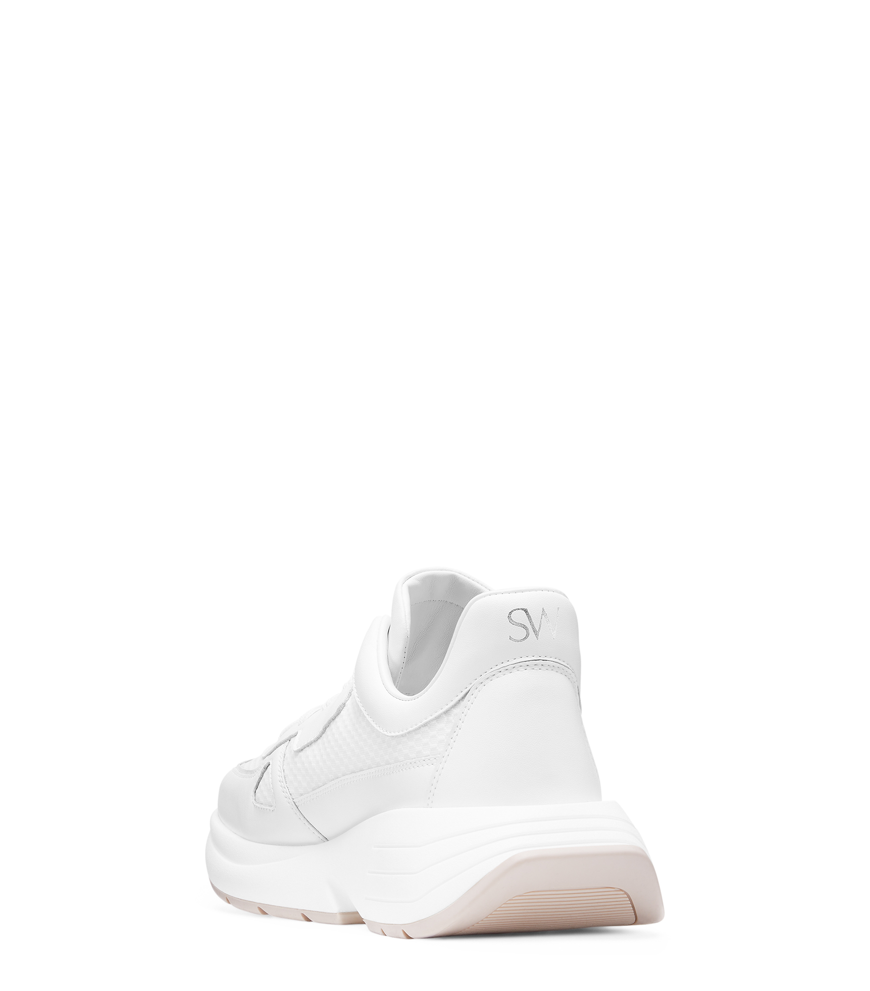 Women's Sneakers in WHITE WILLOW RUNNER Stuart Weitzman