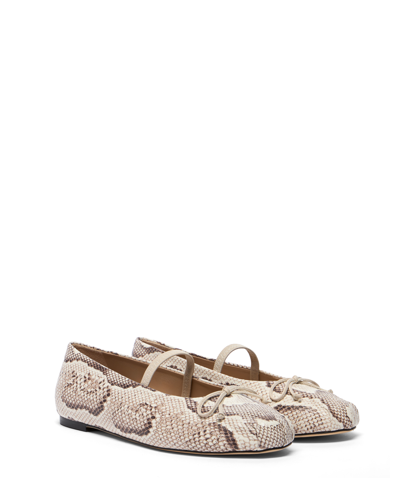  Stuart Weitzman Prima Bow Ballet Mary Jane - Frau Loafer Und Flache Schuhe Cream/linen 38.5 