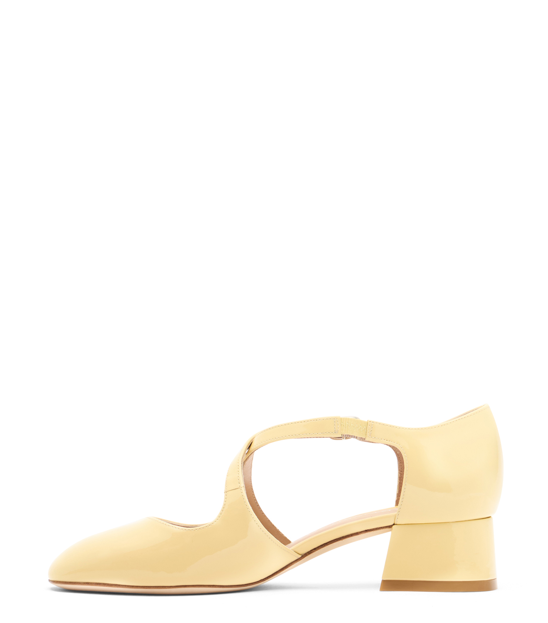  Stuart Weitzman Clem 35 - Woman Pumps And Slingback Lemon Chiffon 40 