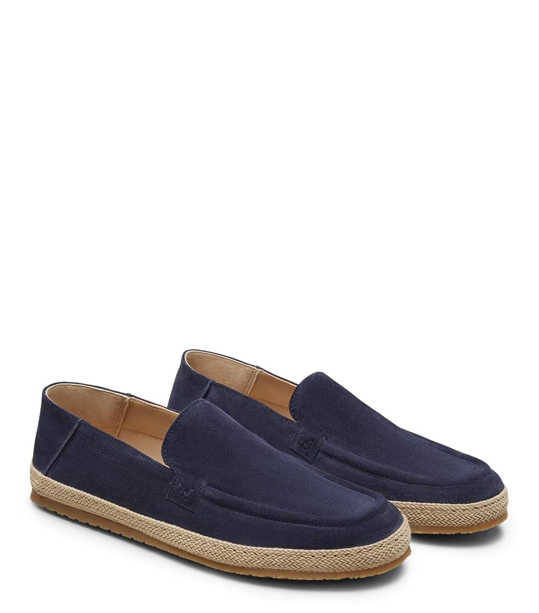  Stuart Weitzman Bala - Man Loafers Navy Blue 43 