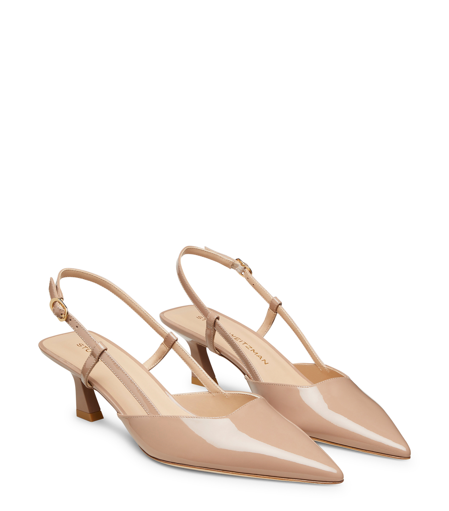  Stuart Weitzman Vinnie 50 Slingback - Woman Slingback Fawn 35.5 