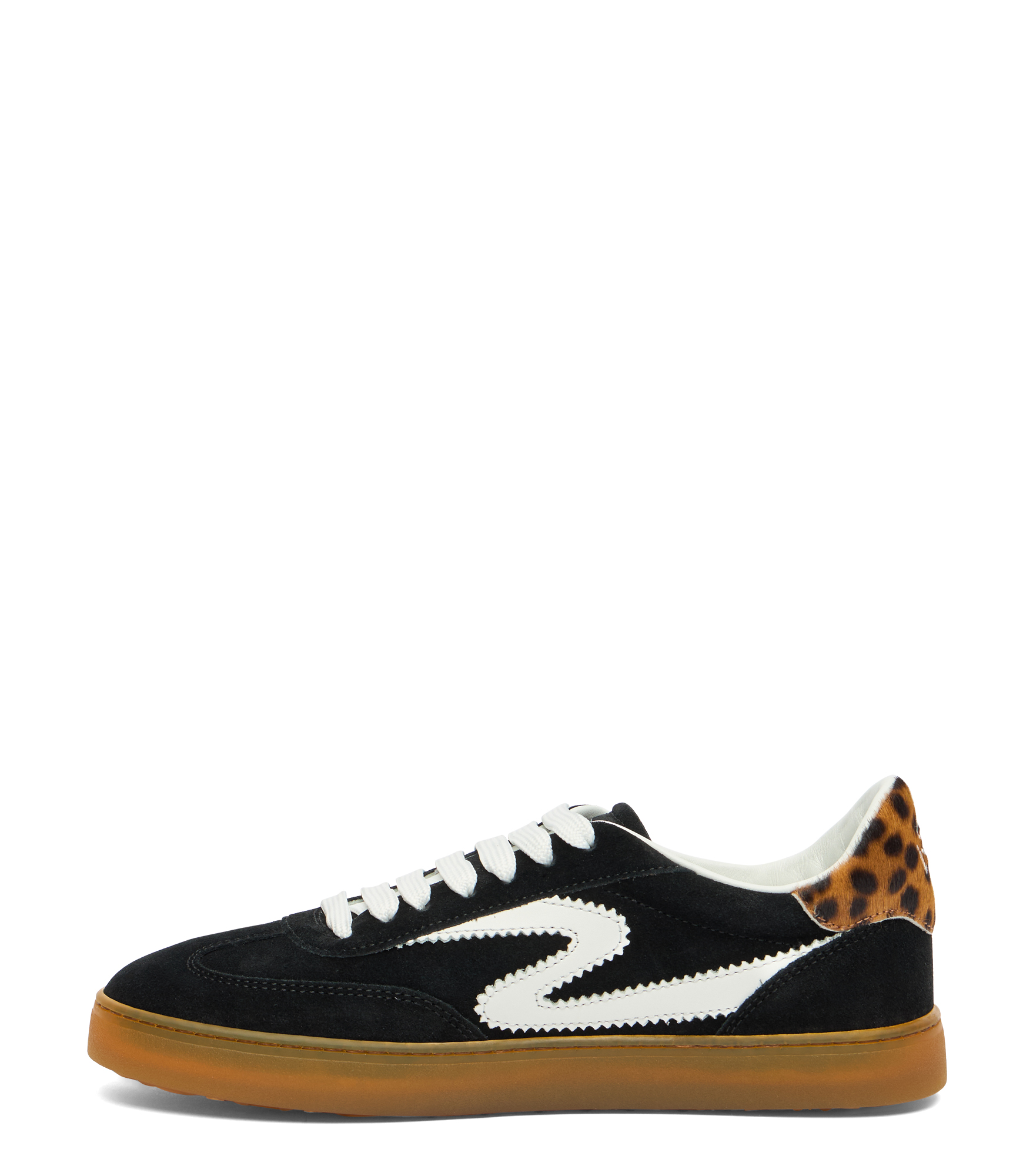  Stuart Weitzman Sw Runaround Sneaker - Woman  Black/white/classic 38 