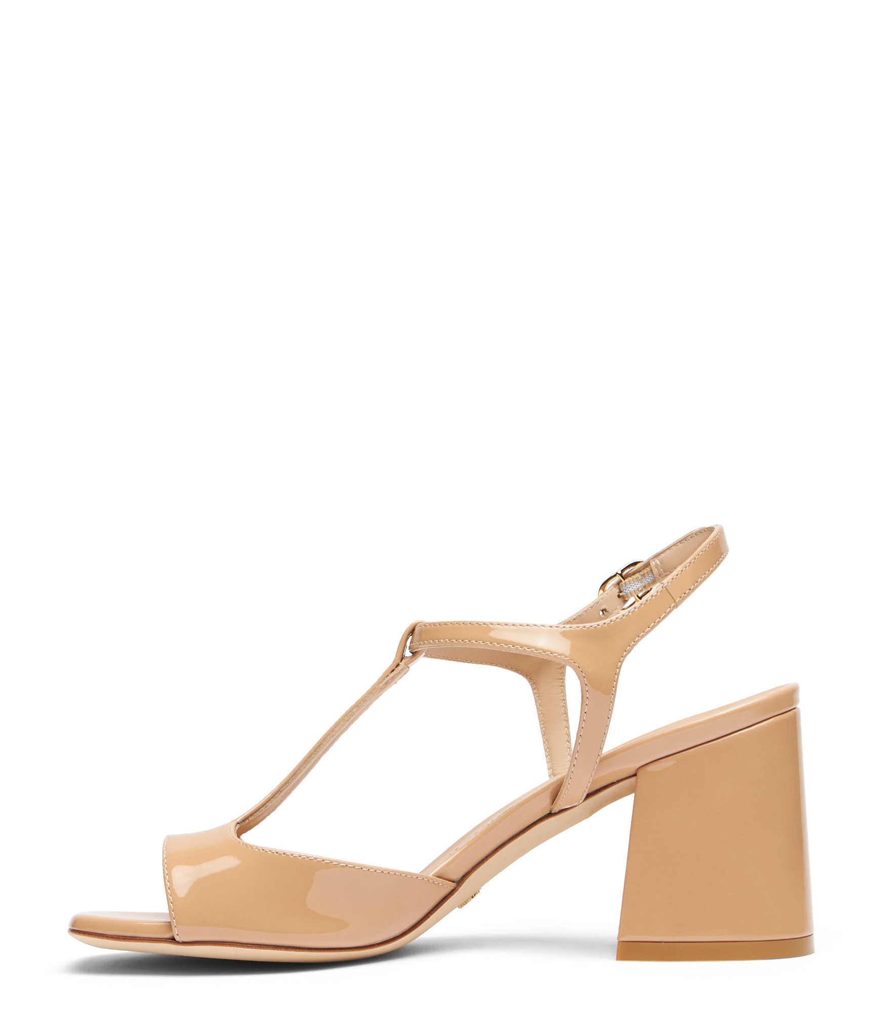  Stuart Weitzman Flareblock T-strap Sandal - Frau  Adobe 37 