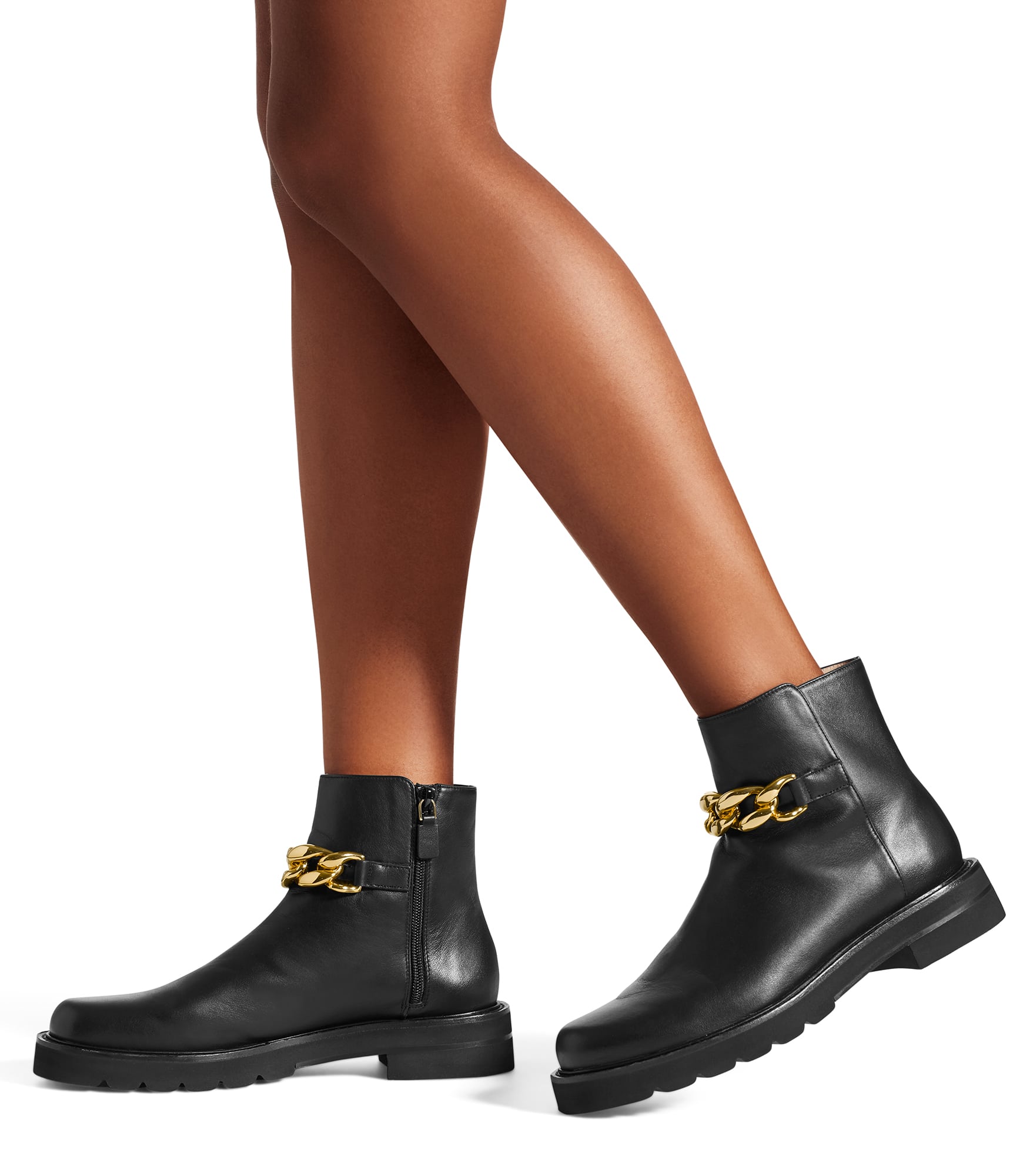 stuart weitzman leather ankle boots