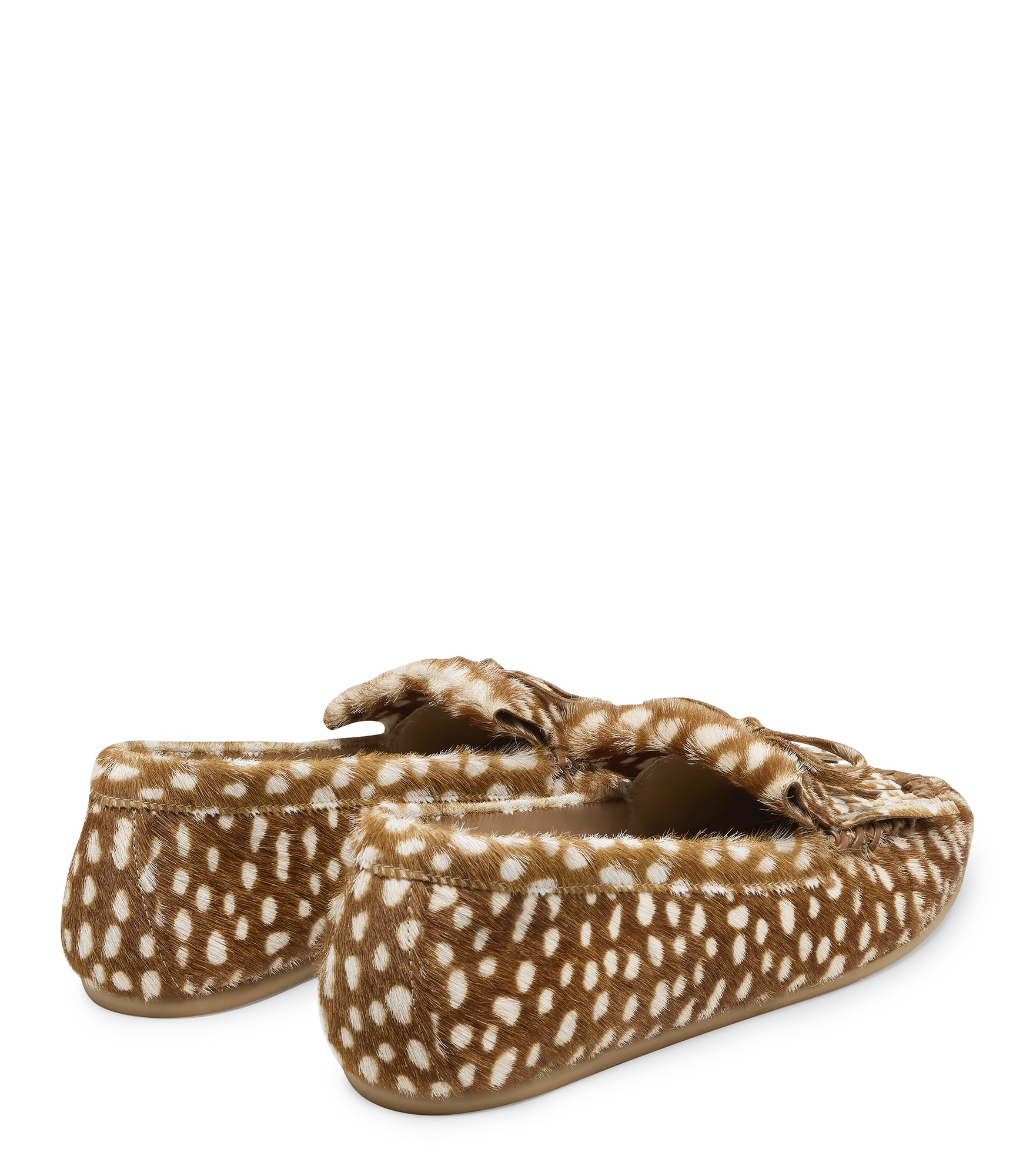 Stuart Weitzman Britt Fringe Moccasin - Frau Loafer Und Flache Schuhe Brown/white 39 