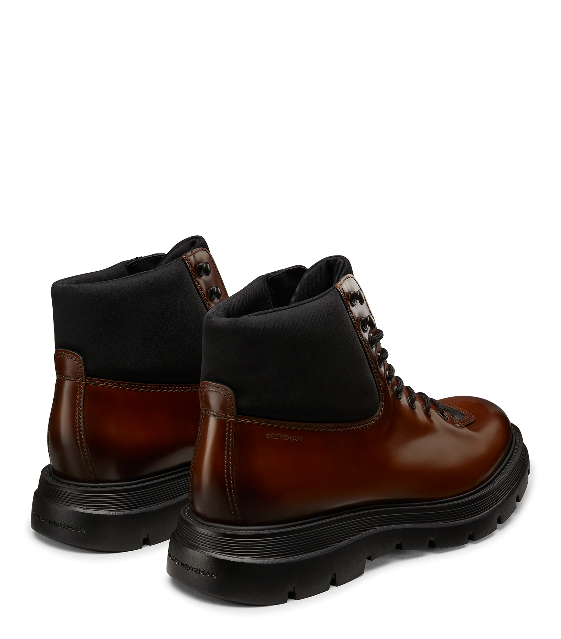  Stuart Weitzman Adam - Man Lace-up Shoes Tan/black 40 