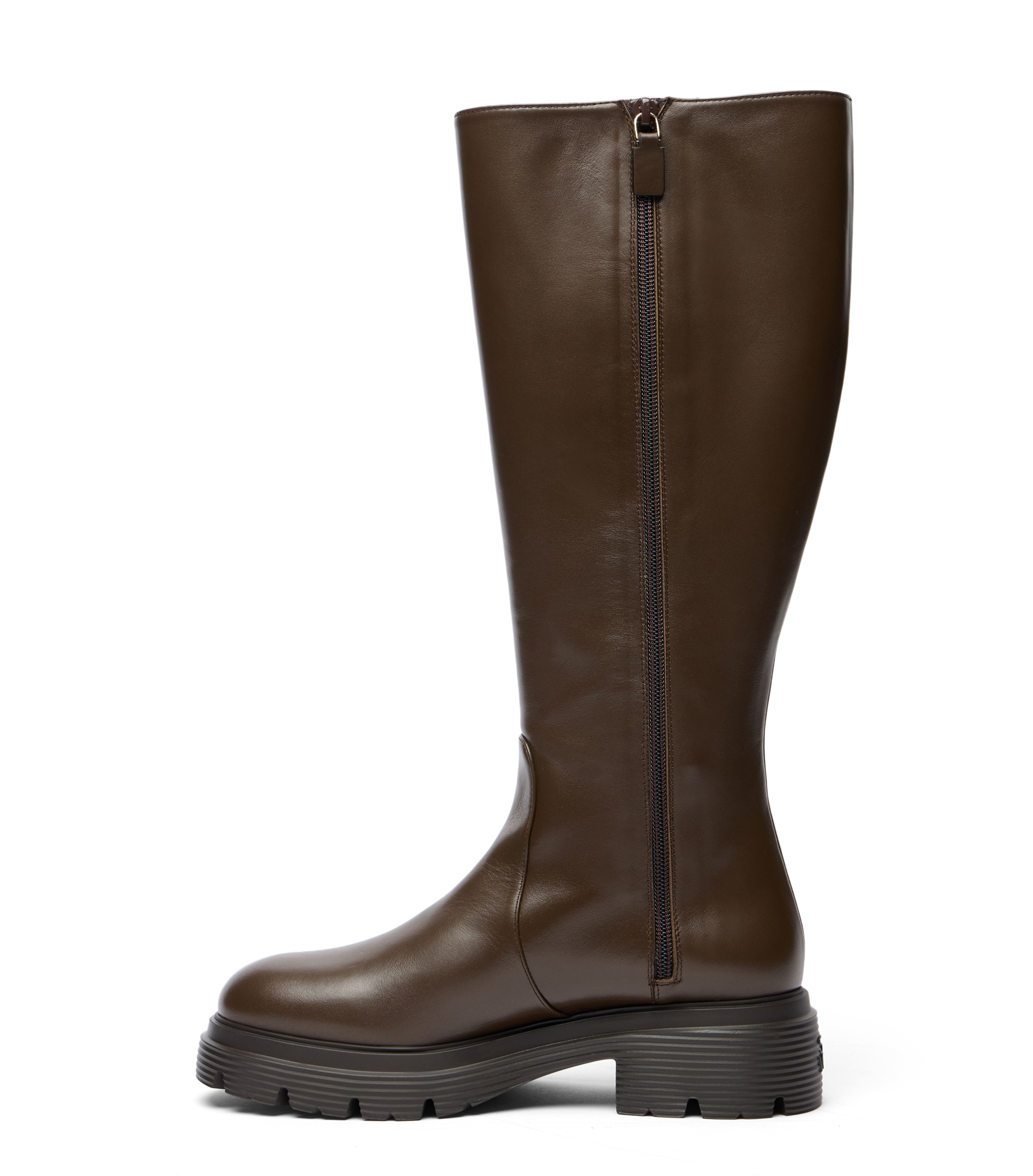  Stuart Weitzman Hudson Lite Zip Boot - Woman  Walnut 40.5 