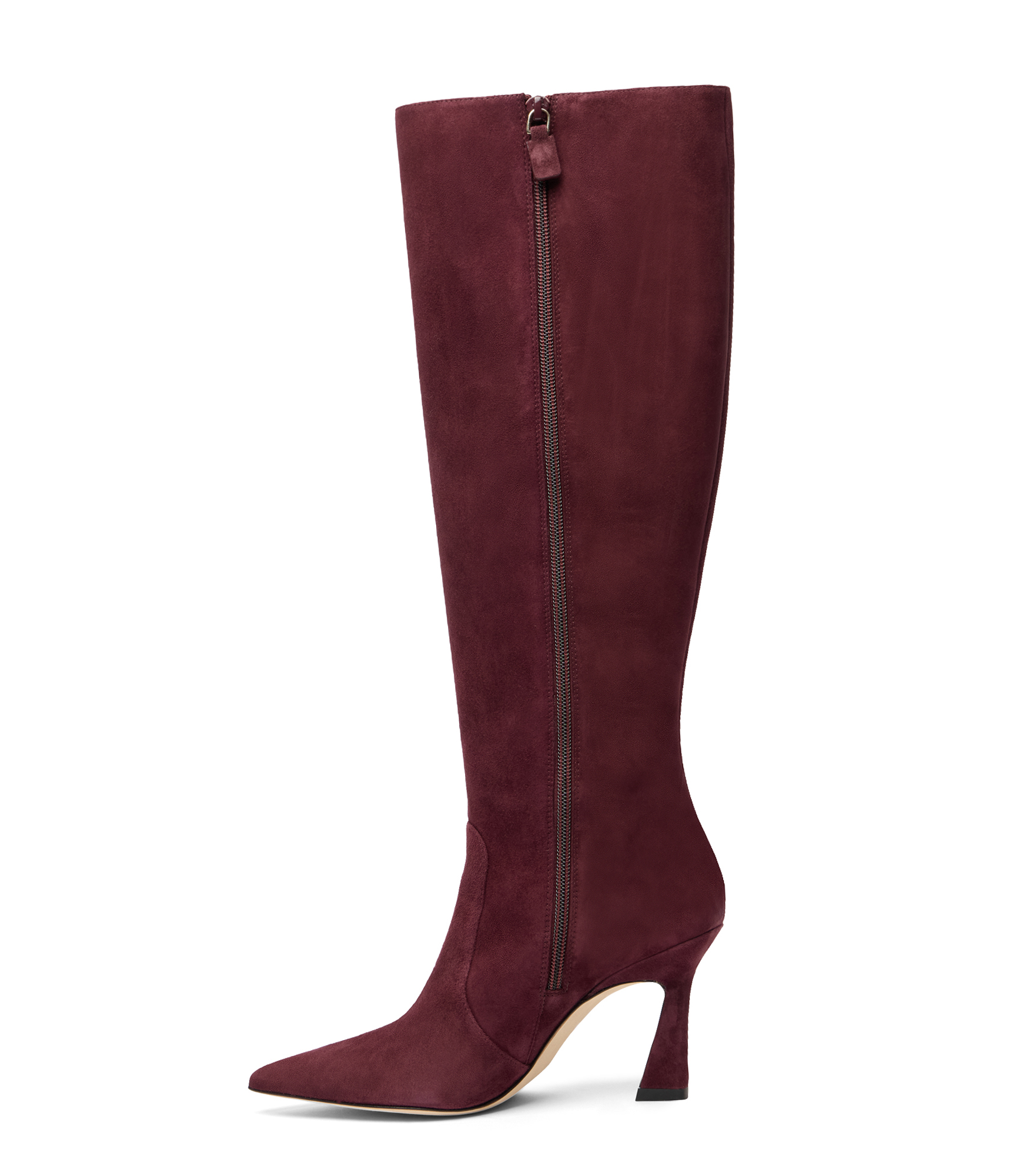  Stuart Weitzman Vinnie Zip Boot 85 - Woman  Boysenberry 37 