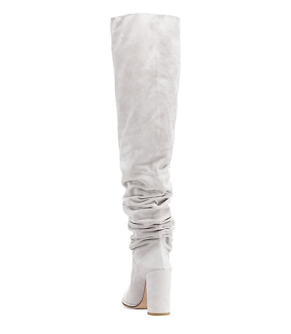 stuart weitzman light grey boots