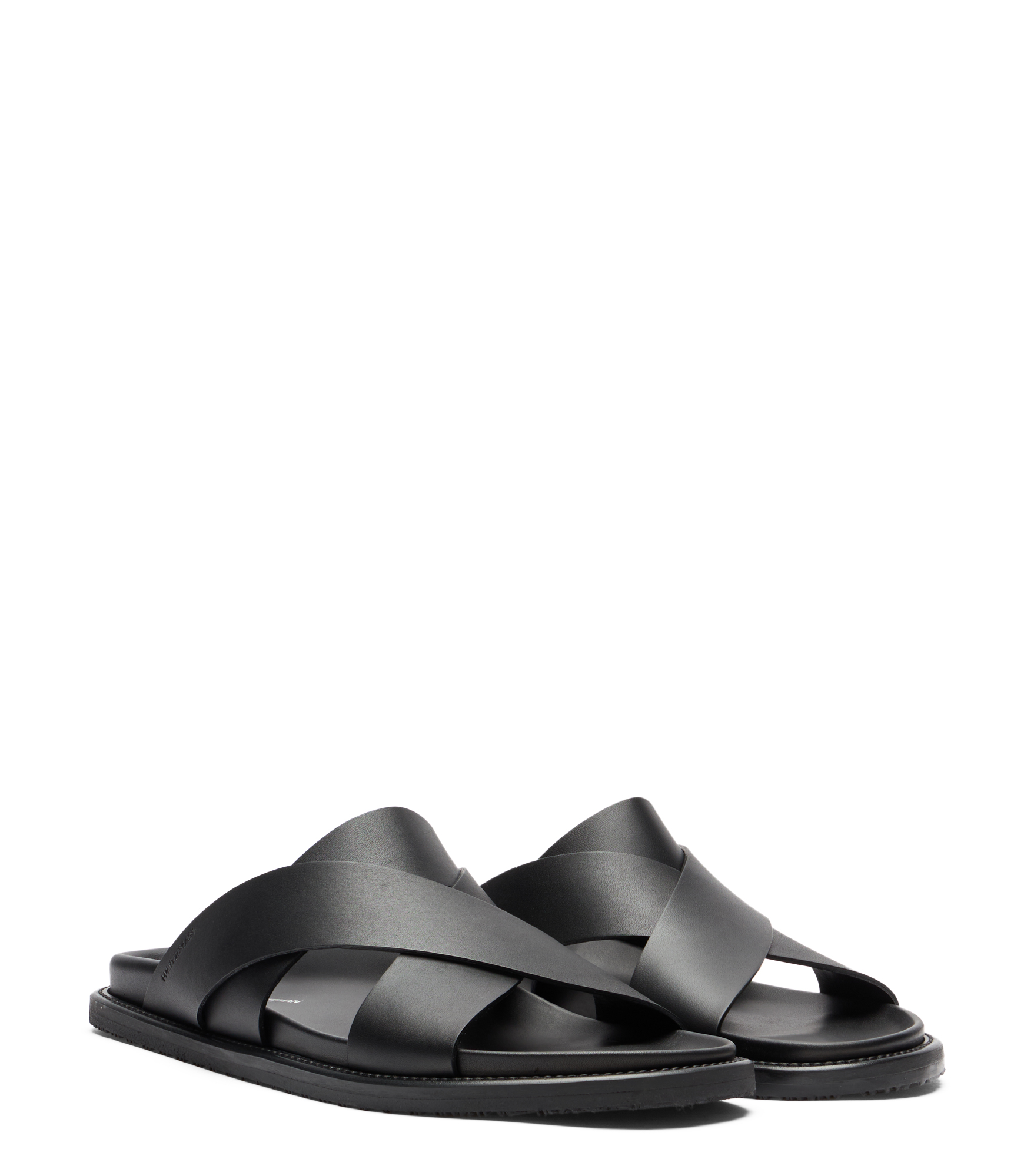  Stuart Weitzman Berkley - Mann Sandalen Und Hausschuhe Black 44 
