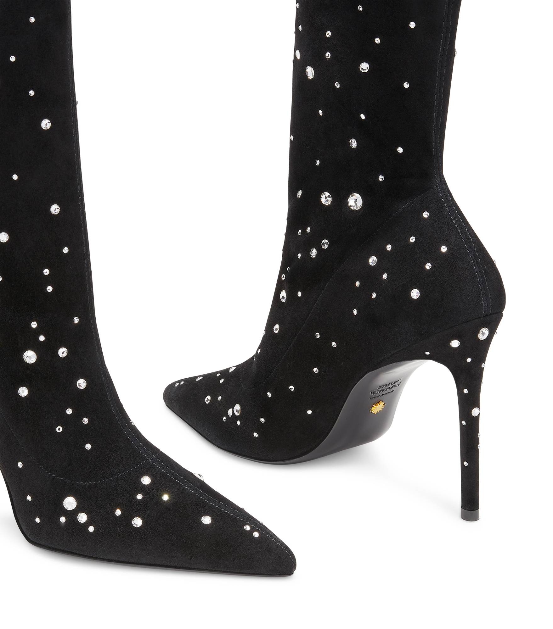  Stuart Weitzman Stuart Cosmic 100 Bootie - Mujer  Negro 36 