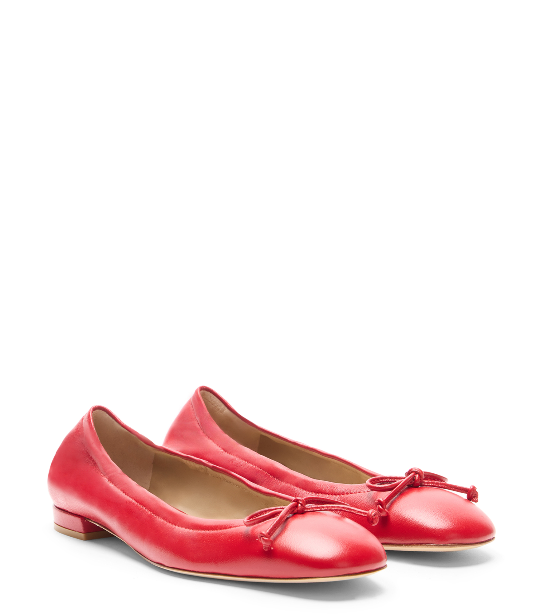  Stuart Weitzman Bria Ballet Flat - Woman  Cherry 40.5 