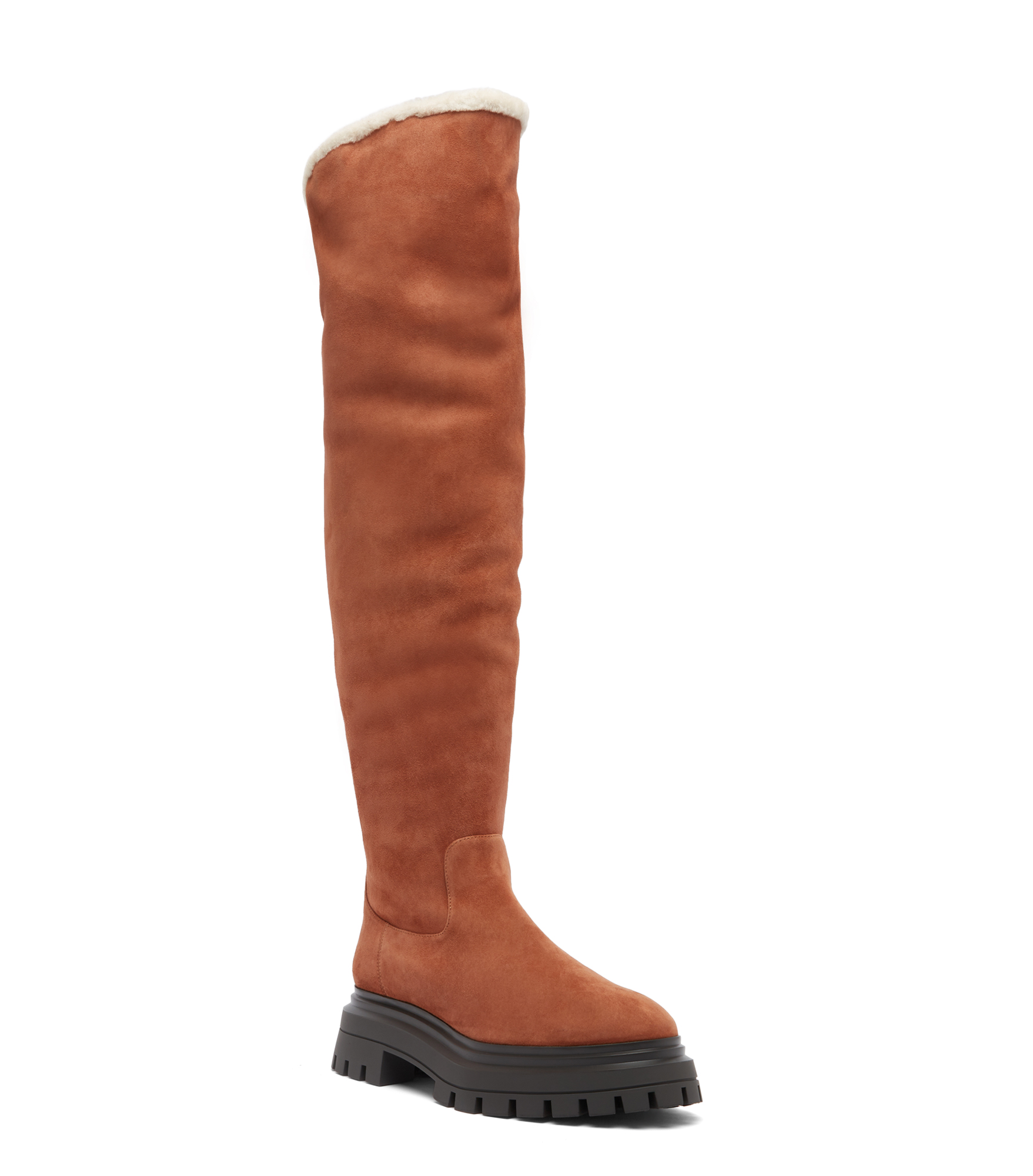  Stuart Weitzman Bedford Over-the-knee Boot - Woman  Cappucino 37 