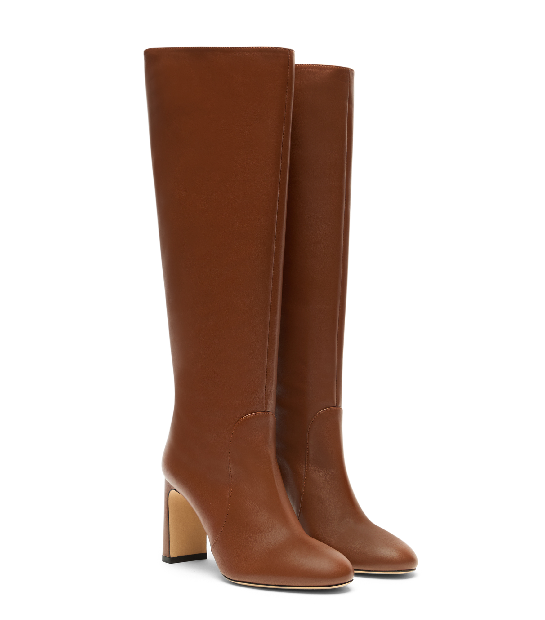  Stuart Weitzman Babette Tubo Boot 85 - Frau  Luxe Saddle 42 