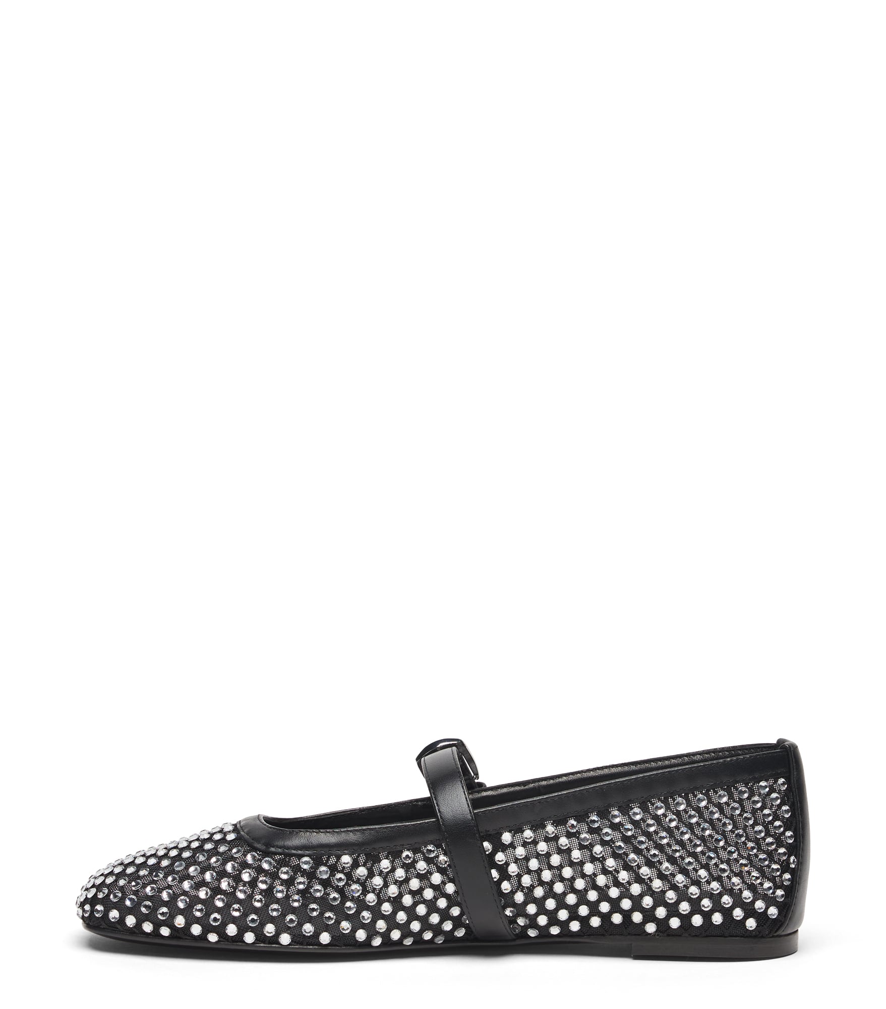  Stuart Weitzman Bareitall Shine Mary Jane - Frau Loafer Und Flache Schuhe Black 40 