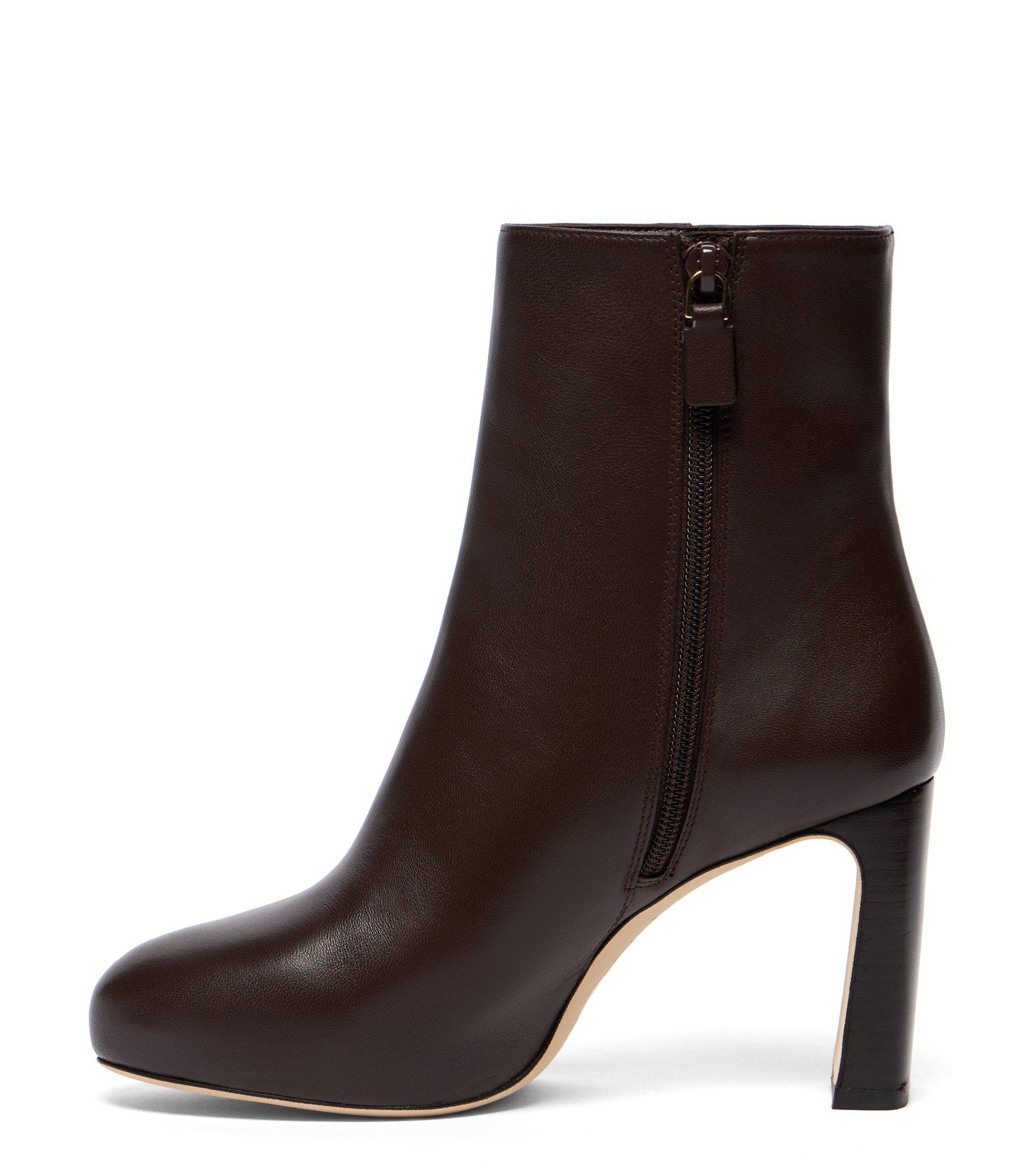  Stuart Weitzman Babette Platform Zip Bootie - Woman Boots And Booties Walnut/marron Vino 38 