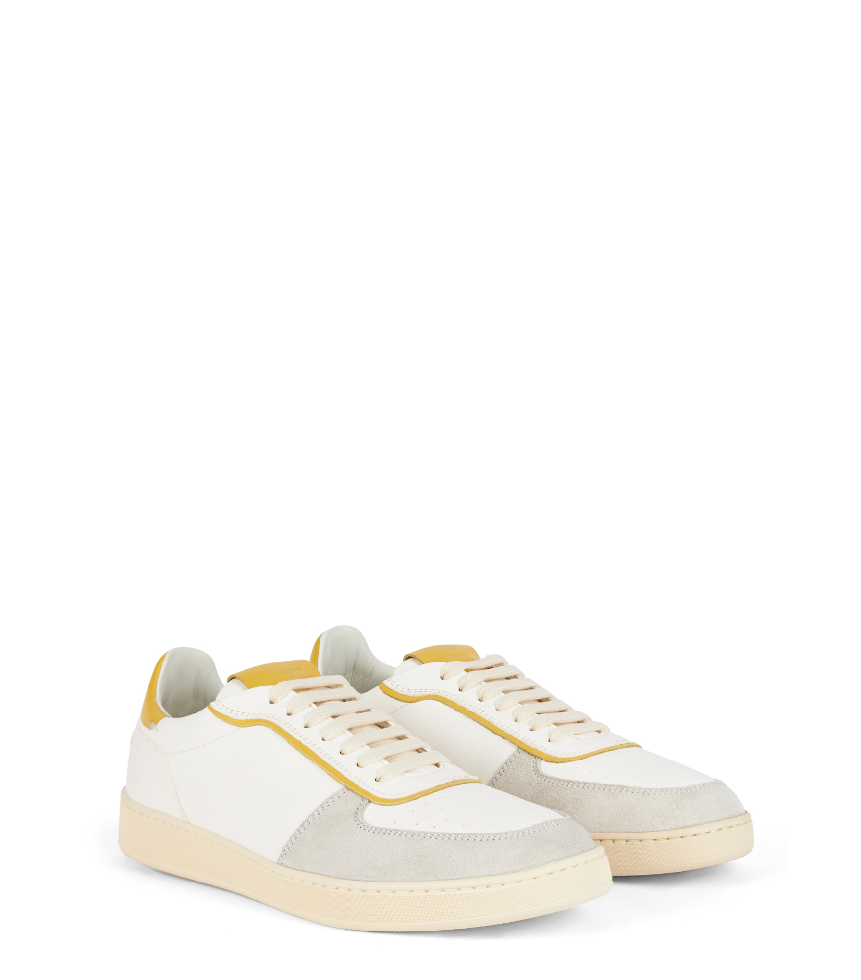  Stuart Weitzman Sw Derby - Frau  Hell Grau/weiß/gelb 41 