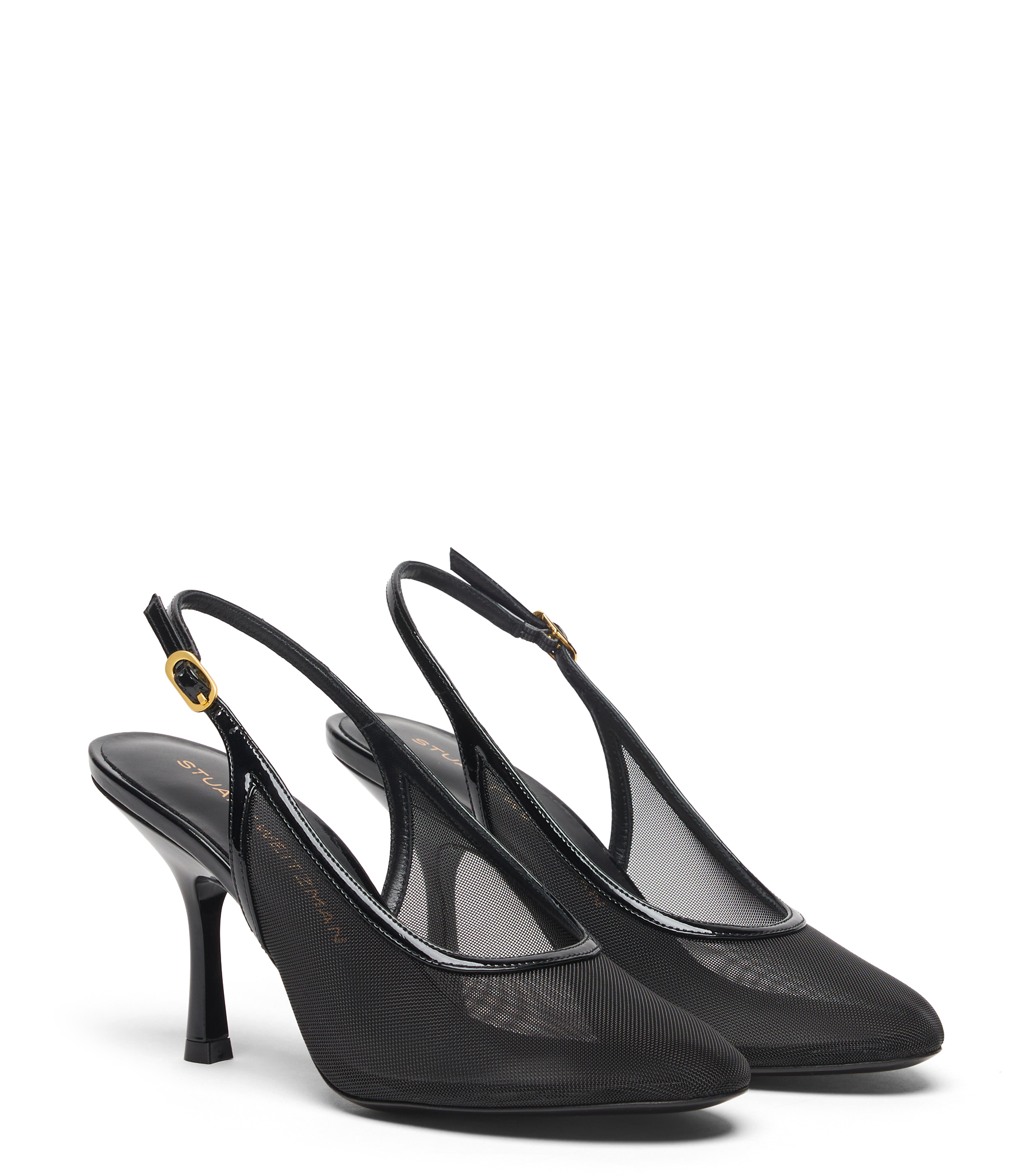  Stuart Weitzman Bareitall Slingback 85 - Woman Slingback Black 41 