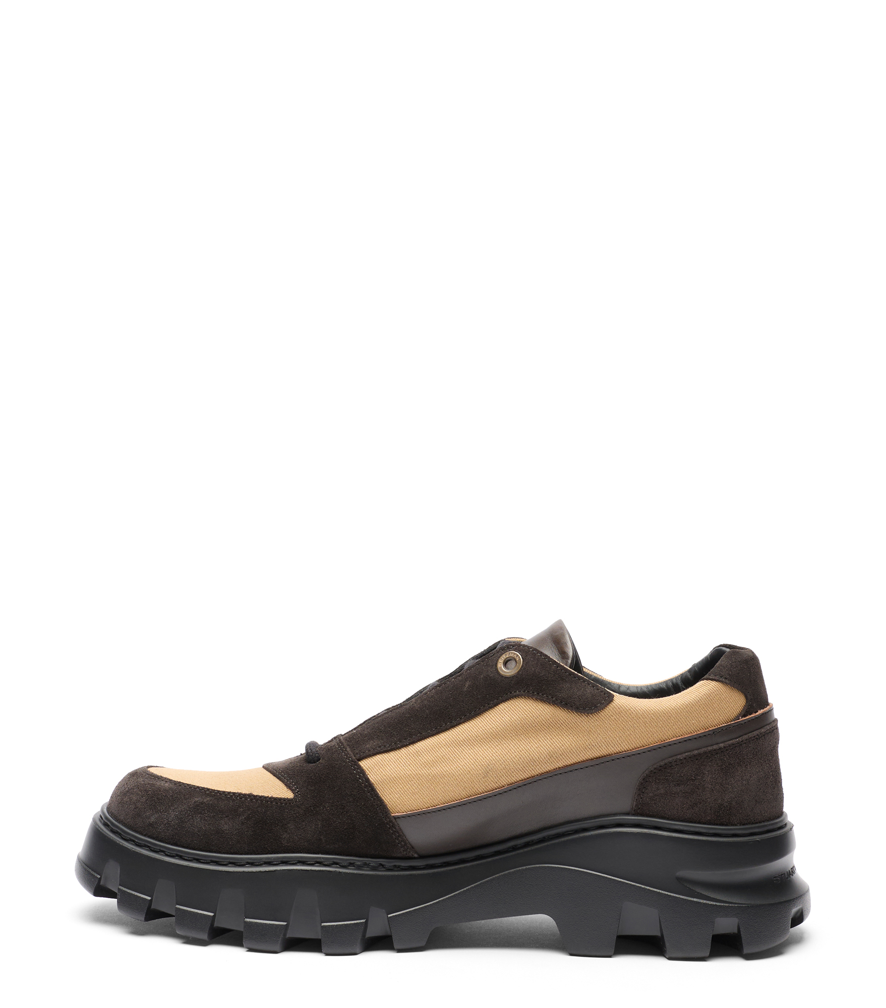  Stuart Weitzman Cedar - Mann Schnürschuhe Ebony/dark Brown/khaki 43 