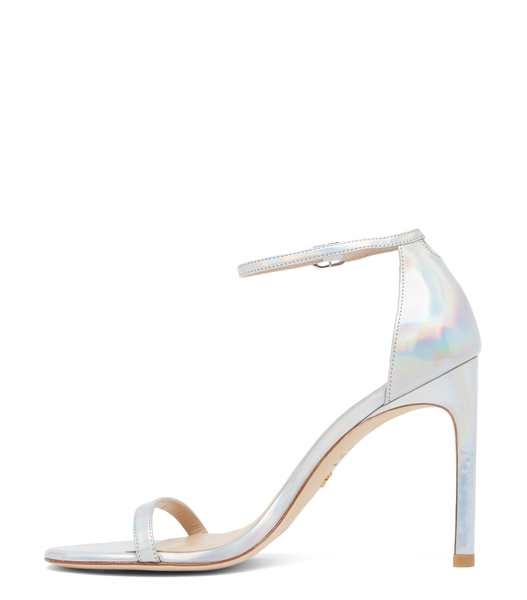  Stuart Weitzman Nudistsong - Woman Sandals And Wedges Silver 37,5 
