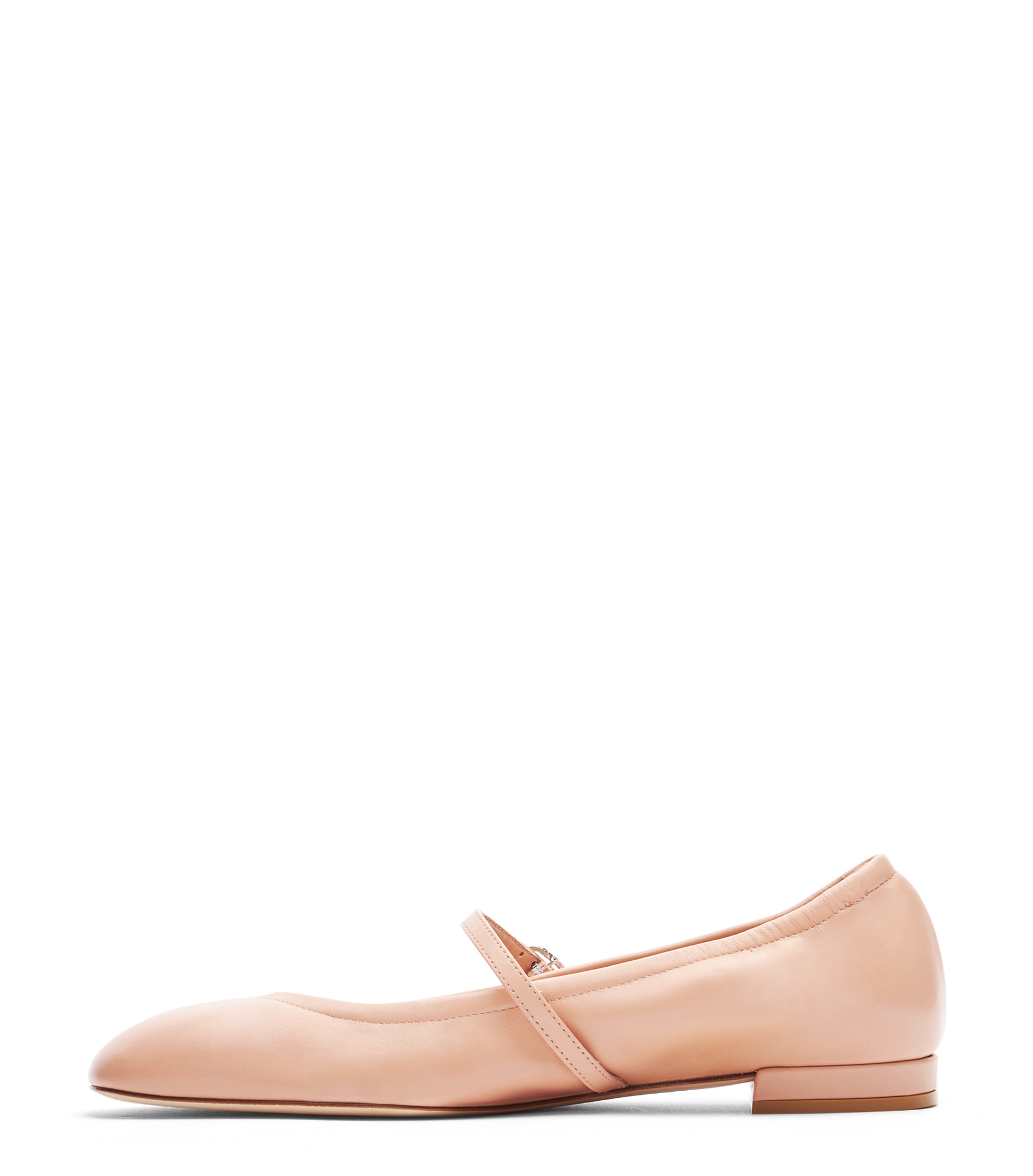  Stuart Weitzman Claris Ballet Flat - Woman  Poudre 40 