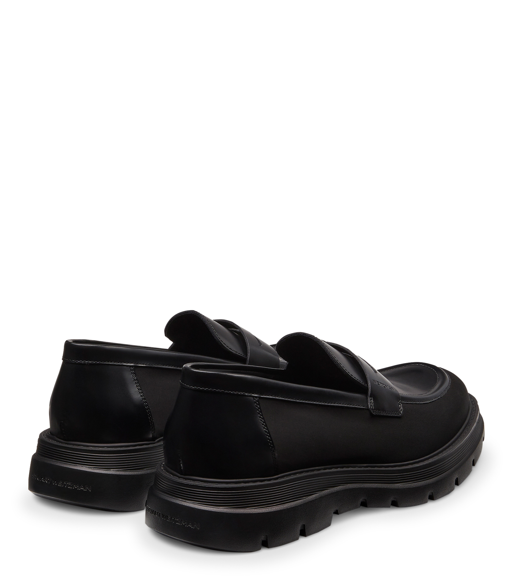  Stuart Weitzman Sw Club La Penny Loafer - Man  Black 44 
