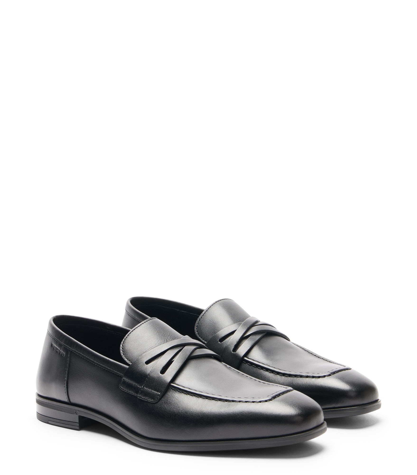  Stuart Weitzman Simon Crisscross Loafer - Man  Black 44 