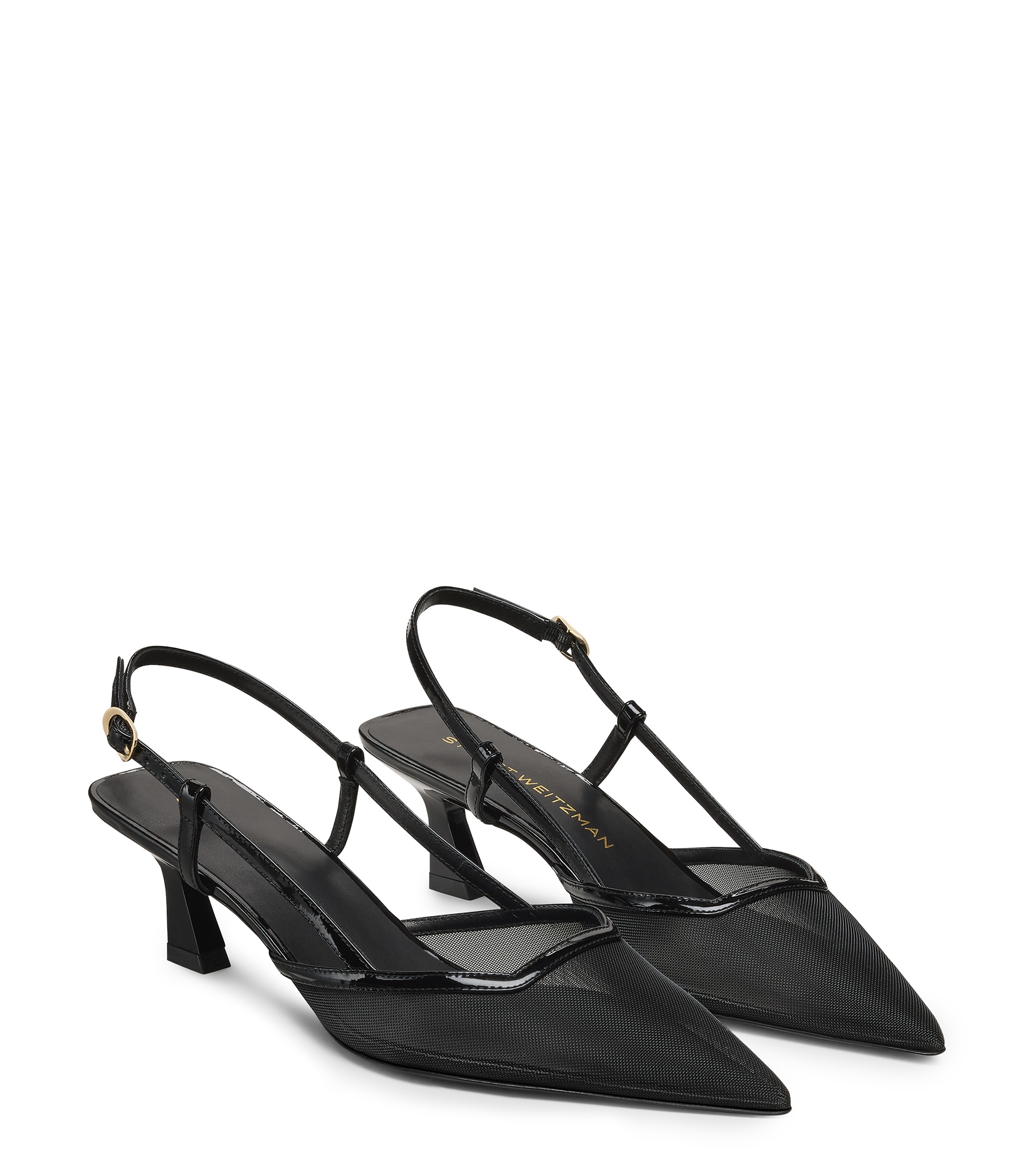  Stuart Weitzman Vinnie 50 Slingback - Woman Slingback Black 39.5 