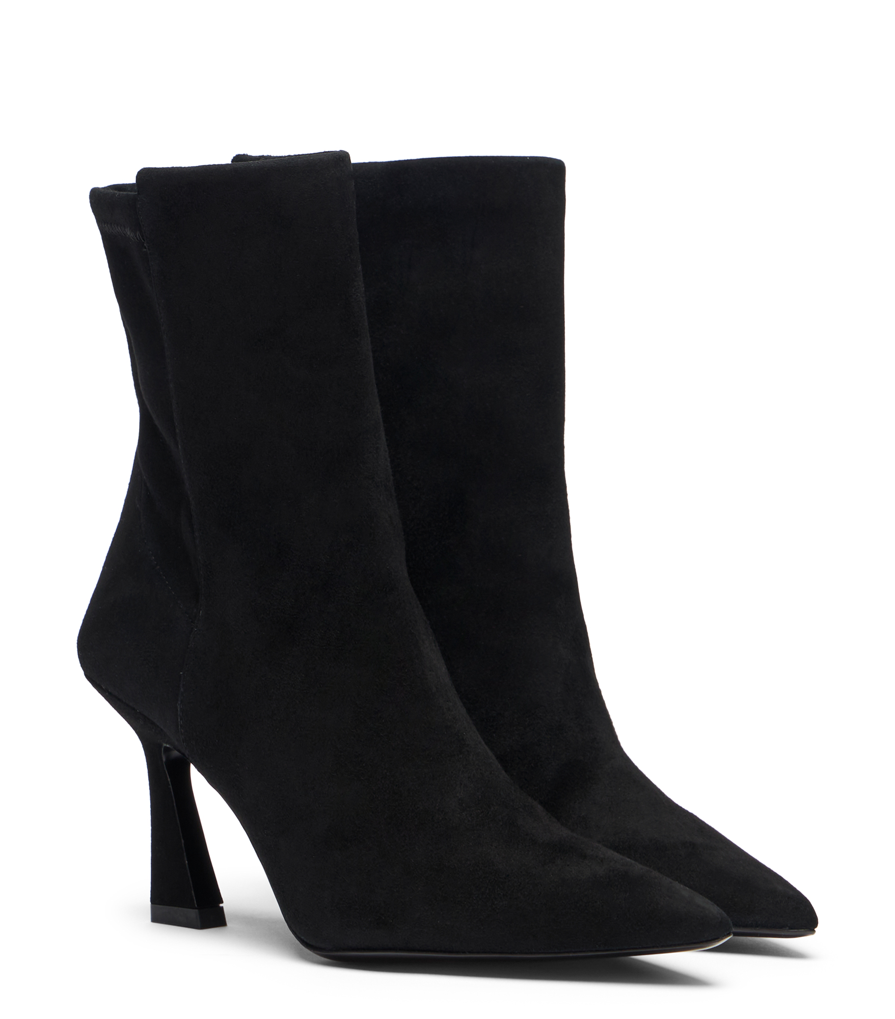  Stuart Weitzman 5050 Vinnie Bootie 85 - Frau Stiefel Und Stiefeletten Black 40 