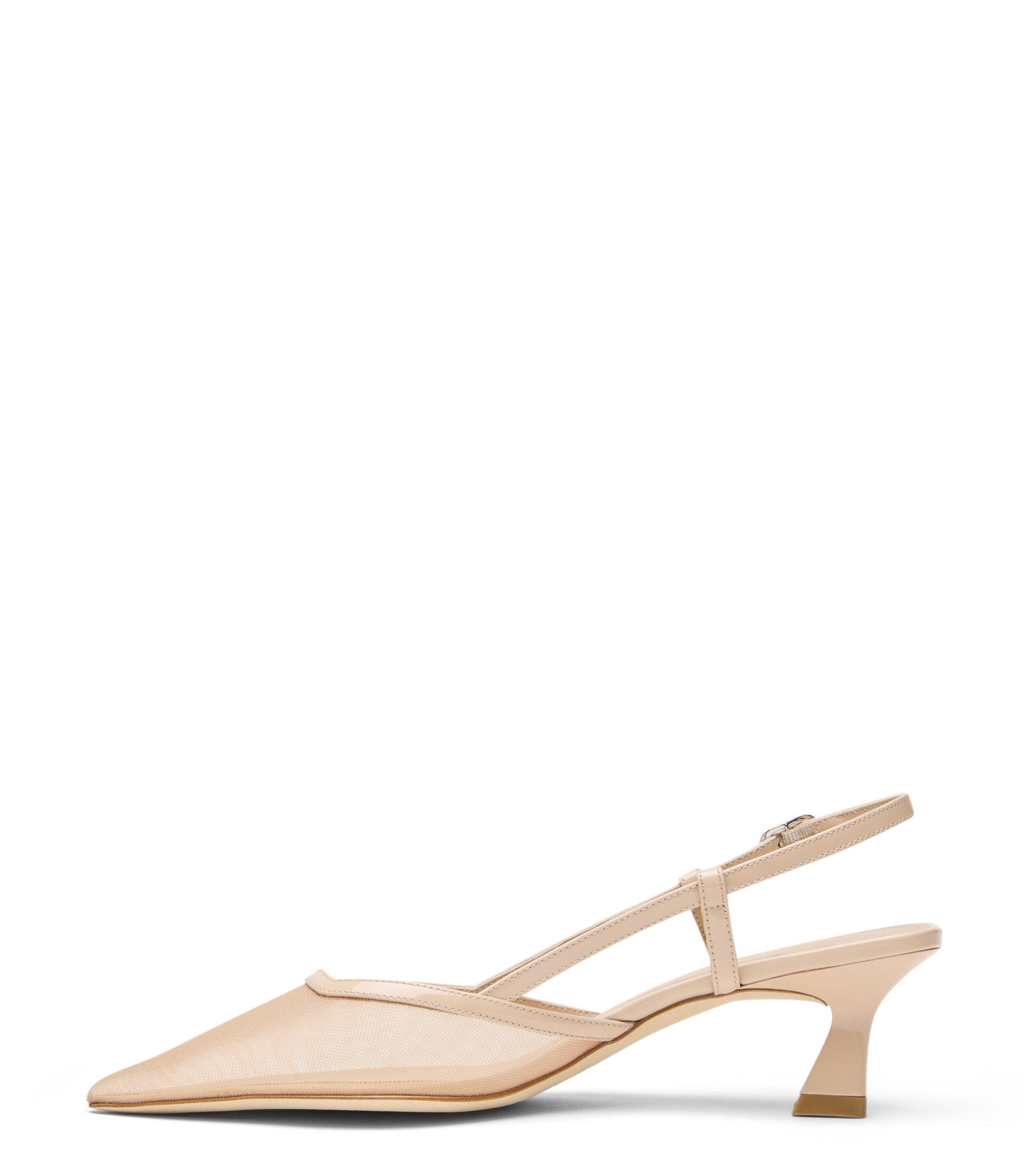  Stuart Weitzman Vinnie 50 Slingback - Woman Slingback Beige/barely Beige 39 