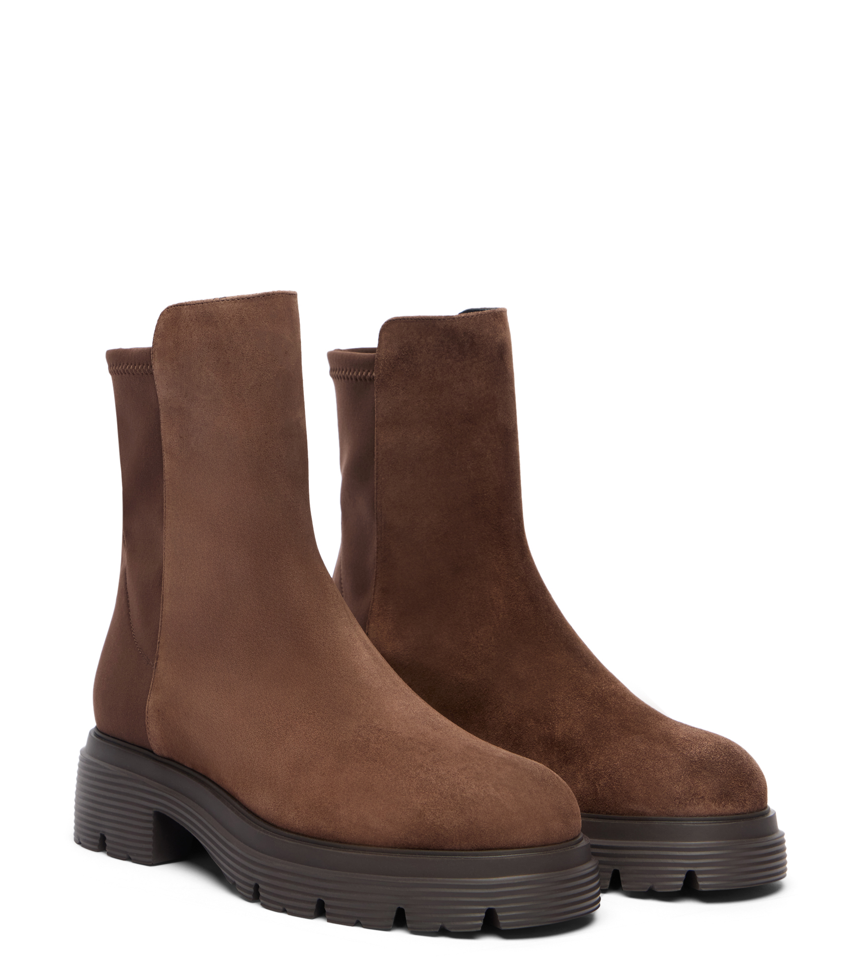  Stuart Weitzman 5050 Hudson Lite Bootie - Frau  Walnut 39 