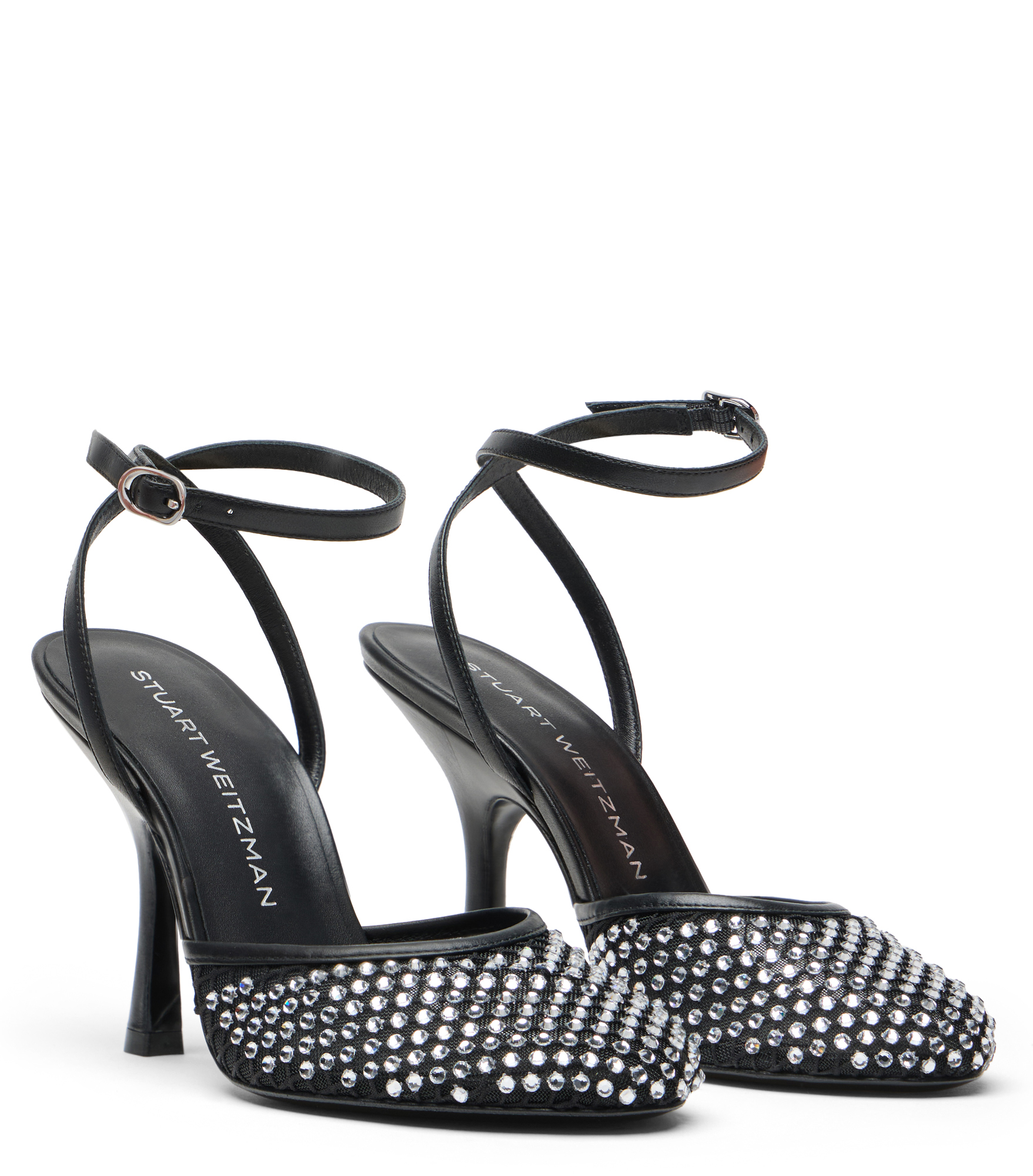  Stuart Weitzman Bareitall Shine Pump 100 - Frau Pumps Black 38.5 