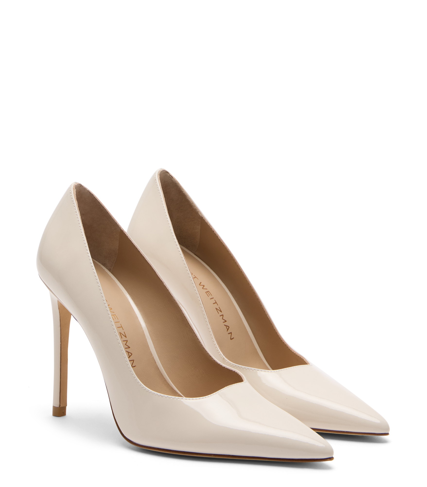  Stuart Weitzman Stuart Power 100 - Woman Pumps Cream 37.5 