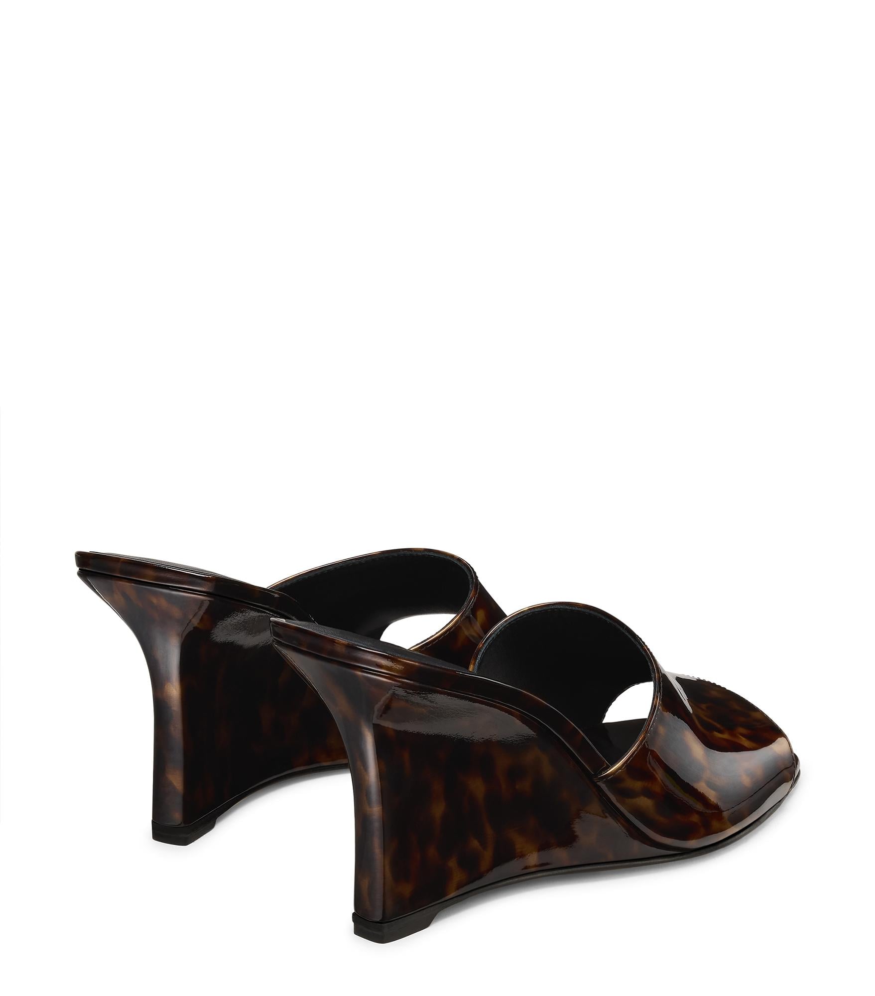  Stuart Weitzman Vinnie Wedge Mule 85 - Woman Wedges And Espadrilles Classic 37.5 