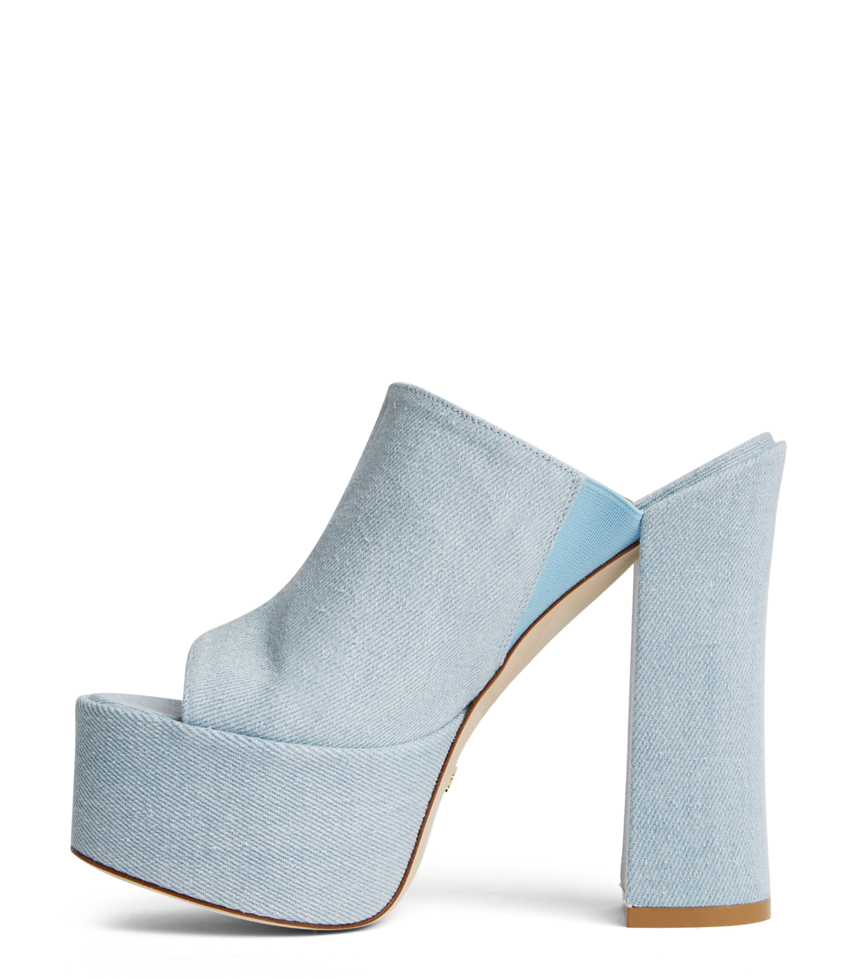  Stuart Weitzman Skyhigh 145 Platform Slide - Woman  Light 38 