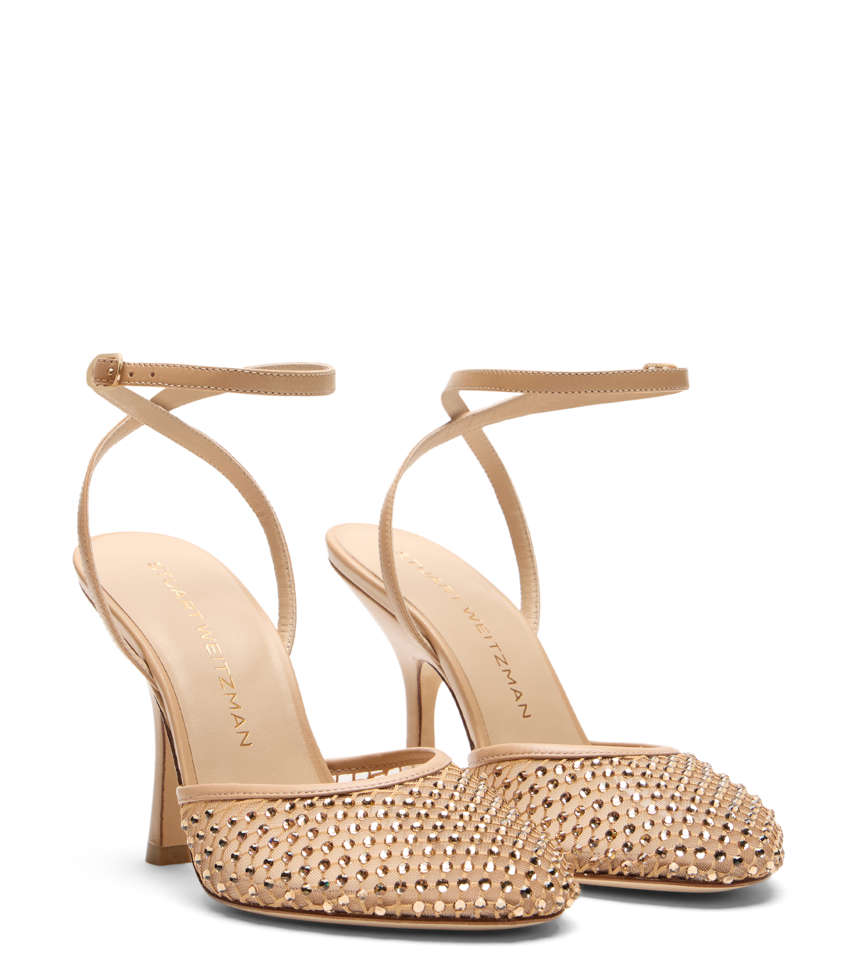  Stuart Weitzman Bareitall Shine Pump 100 - Woman Pumps Adobe 41 